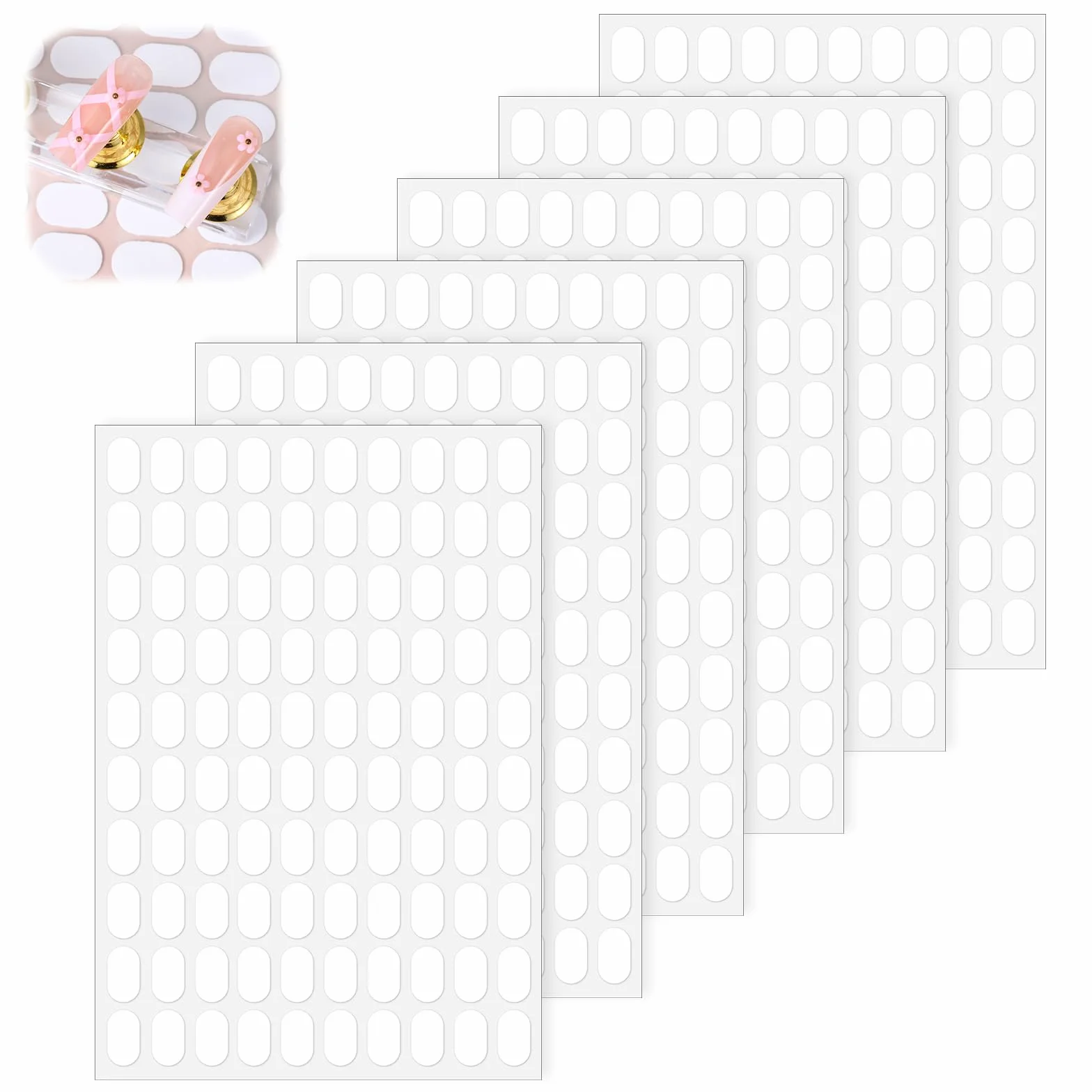 Supports Acryliques d'Ongle 3600, Support d'Exercice pour Ongle Gel DIY