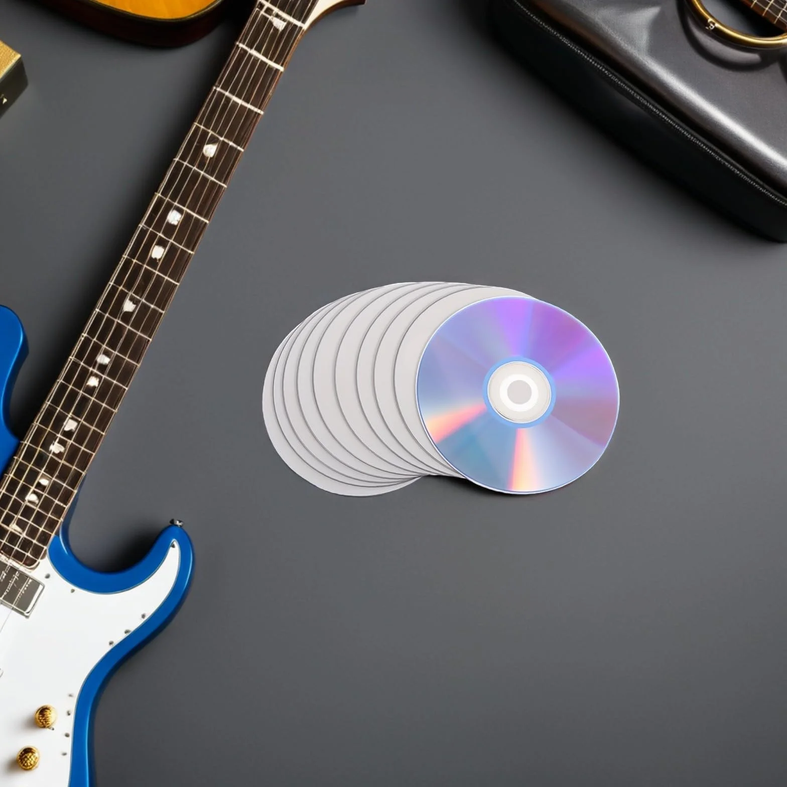 DVD-RW 10 Pièces Réinscriptibles pour Enregistrement Musical et Stockage de Données