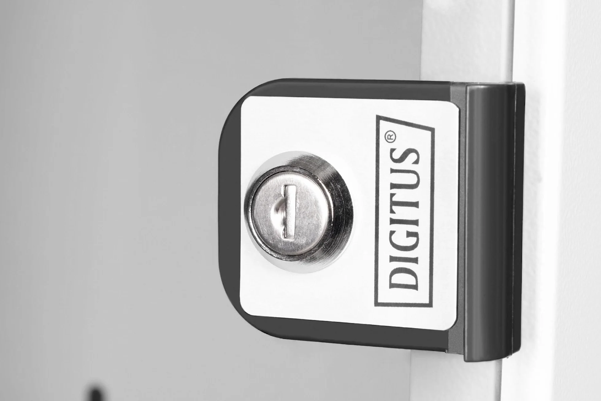 DIGITUS Armoire réseau 10 Pouces 6 UH Montage Mural hxlxp 324x316x298mm capacité de Charge 30kg Profondeur utile 254mm IP20 série Soho Pro Gris