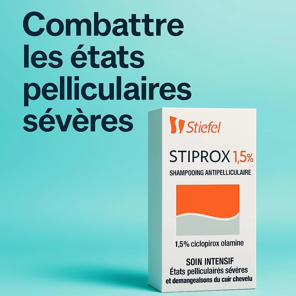Stiprox Shampooing Antipelliculaire 1,5% Soin Intensif 100 ml