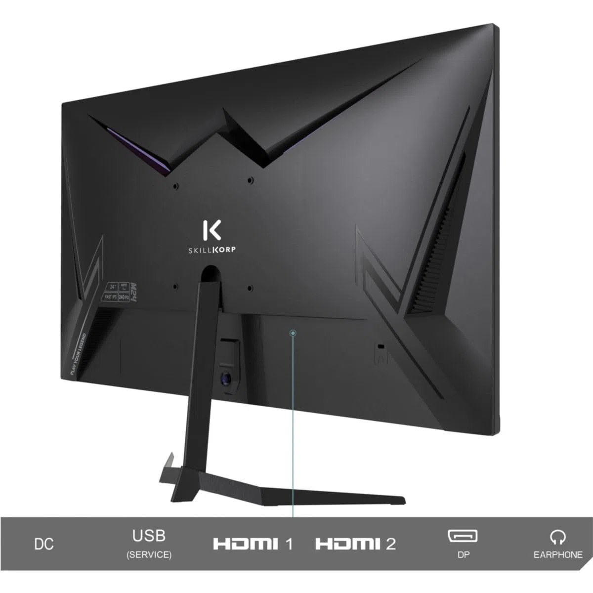 Ecran PC Gamer SKILLKORP SKP M24 24" Full HD 240Hz Fast IPS AMD FreeSync