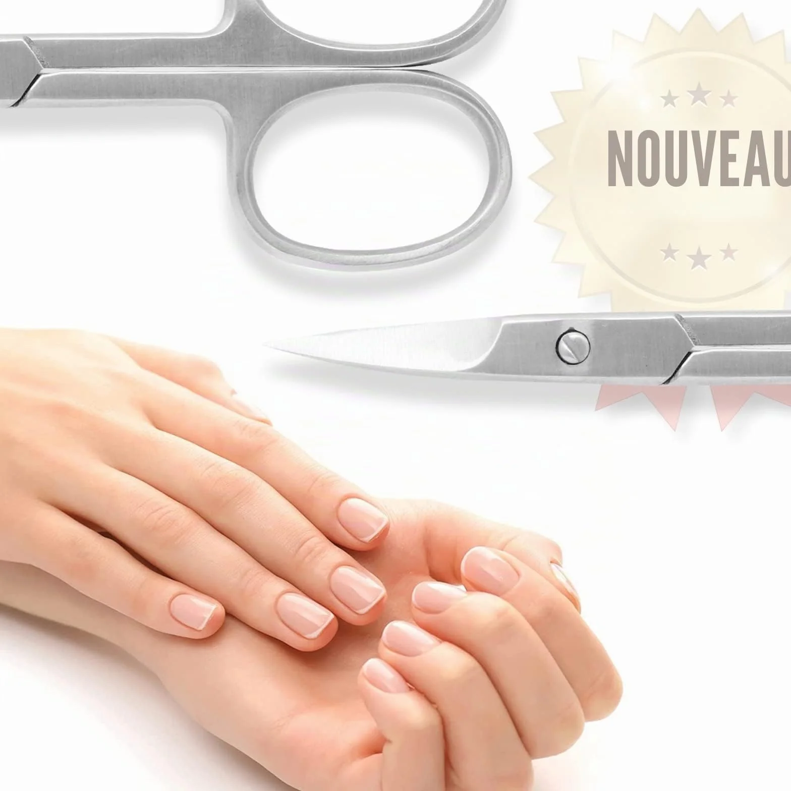 SS INSTRUMENTX Ciseaux à ongles professionnels à lame incurvée pour ongles épais
