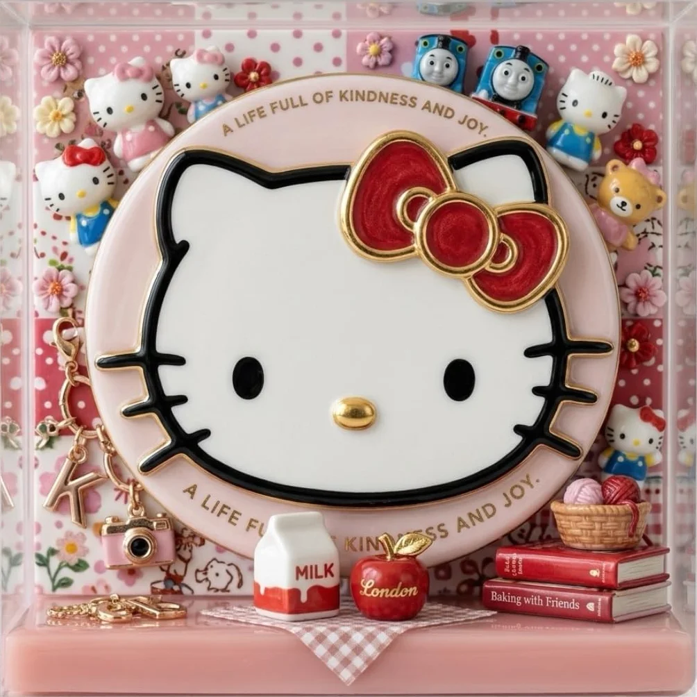Hello Kitty Lot de 5 baumes à lèvres