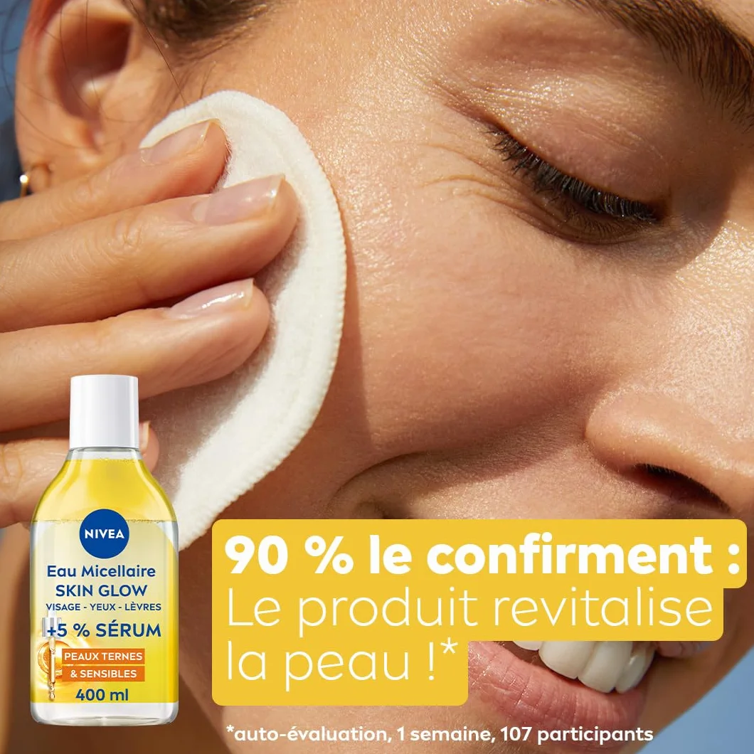 NIVEA Eau Micellaire Visage Waterproof Skin Radiance 400 ml