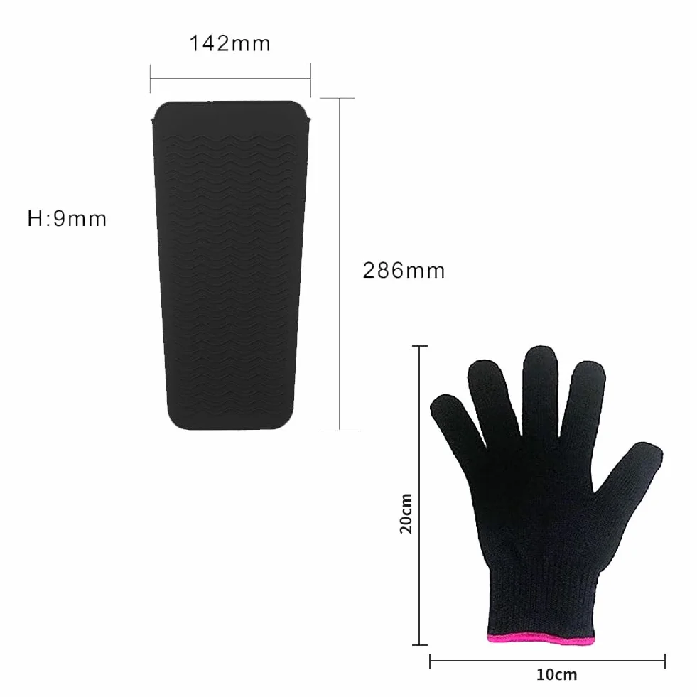 Gants Résistants à la Chaleur Tokaneit, Coussin d'Isolation Thermique en Silicone 2 Pièces
