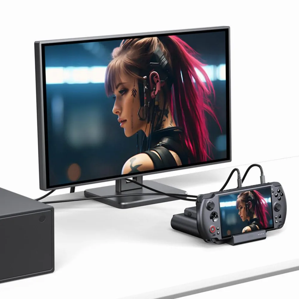 Station d'accueil GPD Win 5 | Hub Intelligent Officiel pour PC Portable GPD Win 5 | Alimentation 100 W, Sortie HDMI 2.1 4K@144 Hz, Ethernet, hub USB