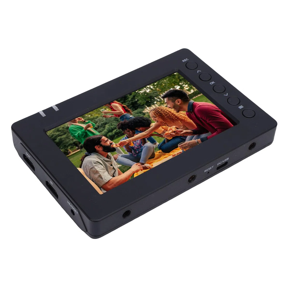Boîte Vidéo, Convertisseur Vidéo vers Numérique de Carte Externe 4K, Convertisseur d'écran 5 Pouces avec Consoles et Caméras Compatibles, Prise en Charge de la Lecture et de