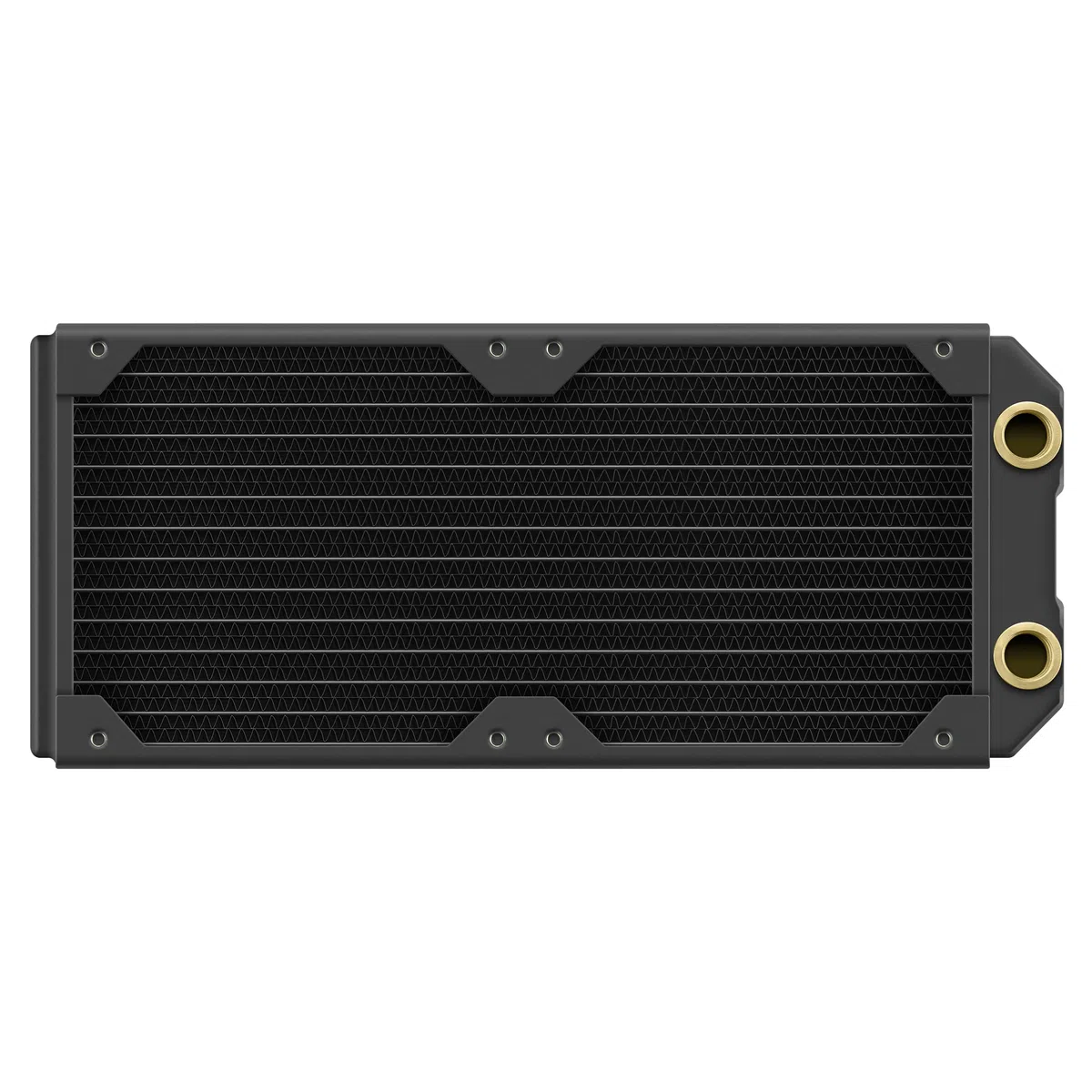 Corsair Hydro X Series XR5 240 mm Neo Radiateur de Refroidissement Liquide – Cœur en Cuivre – Optimisé pour Un Faible Bruit – 2 Support pour Ventilateur 120 mm – Filetages G1/4” - Noir