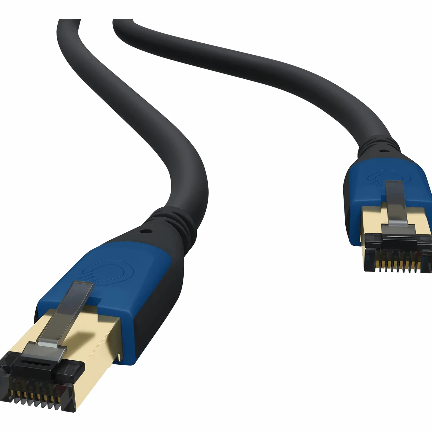 OEHLBACH Giga Stream Câble réseau Cat 8.1 Streaming 40 Gbit/s RJ45 triple blindage TPE Gaine Twisted Pair - Cuivre OFC sans oxygène (streaming, jeux, Home Network) - Noir - 3 m