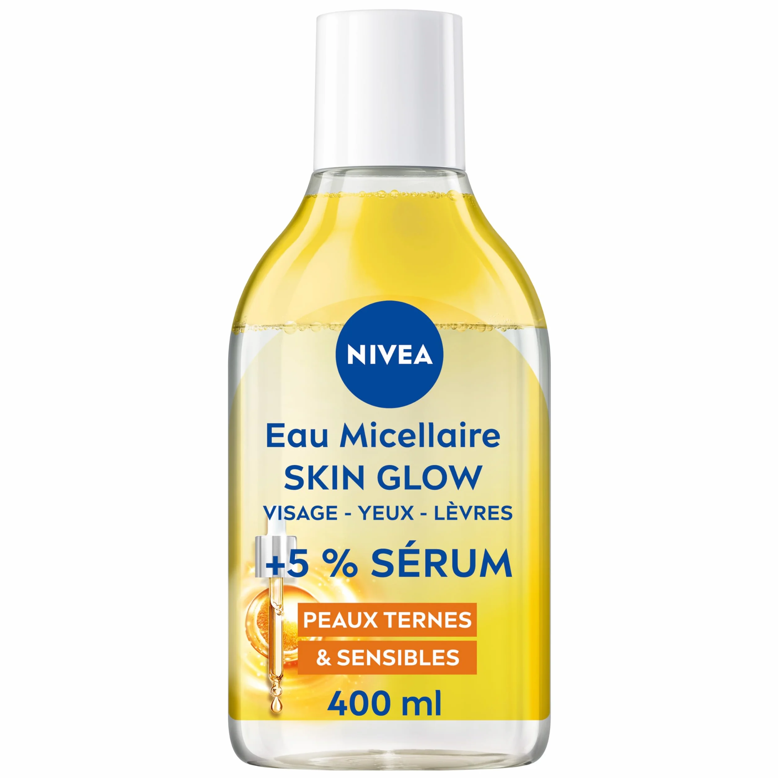 NIVEA Eau Micellaire Visage Waterproof Skin Radiance 400 ml