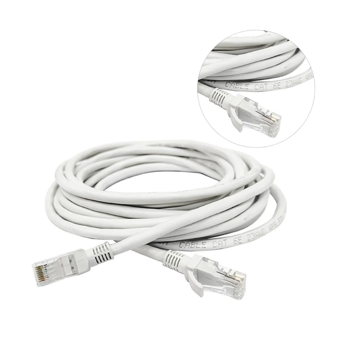 Artibetter 50m Câble Ethernet Câble Réseau Haut Débit Pour Compatible Avec Pc Routeurs Et Plus Connectivité Fiable Et Transmission Rapide