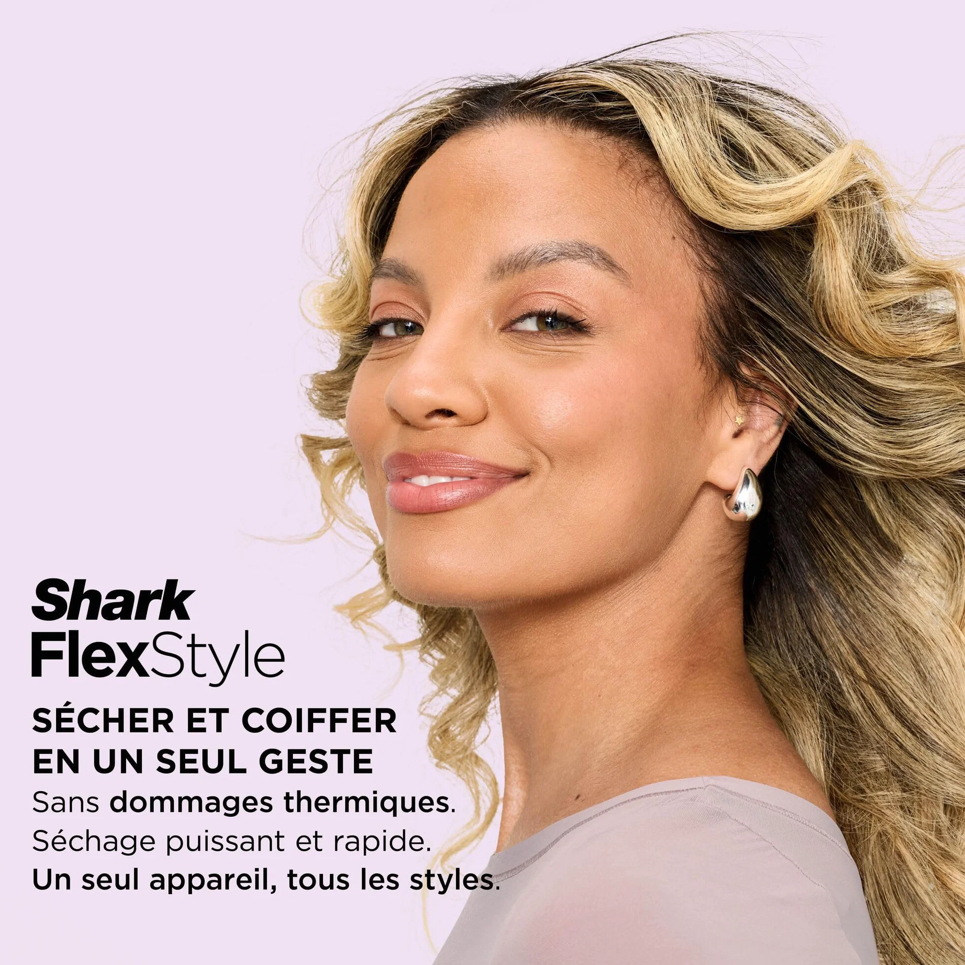 Shark FlexStyle Air Styler Sèche-cheveux Boucleurs Auto-Wrap Brosse Ovale Concentrateur