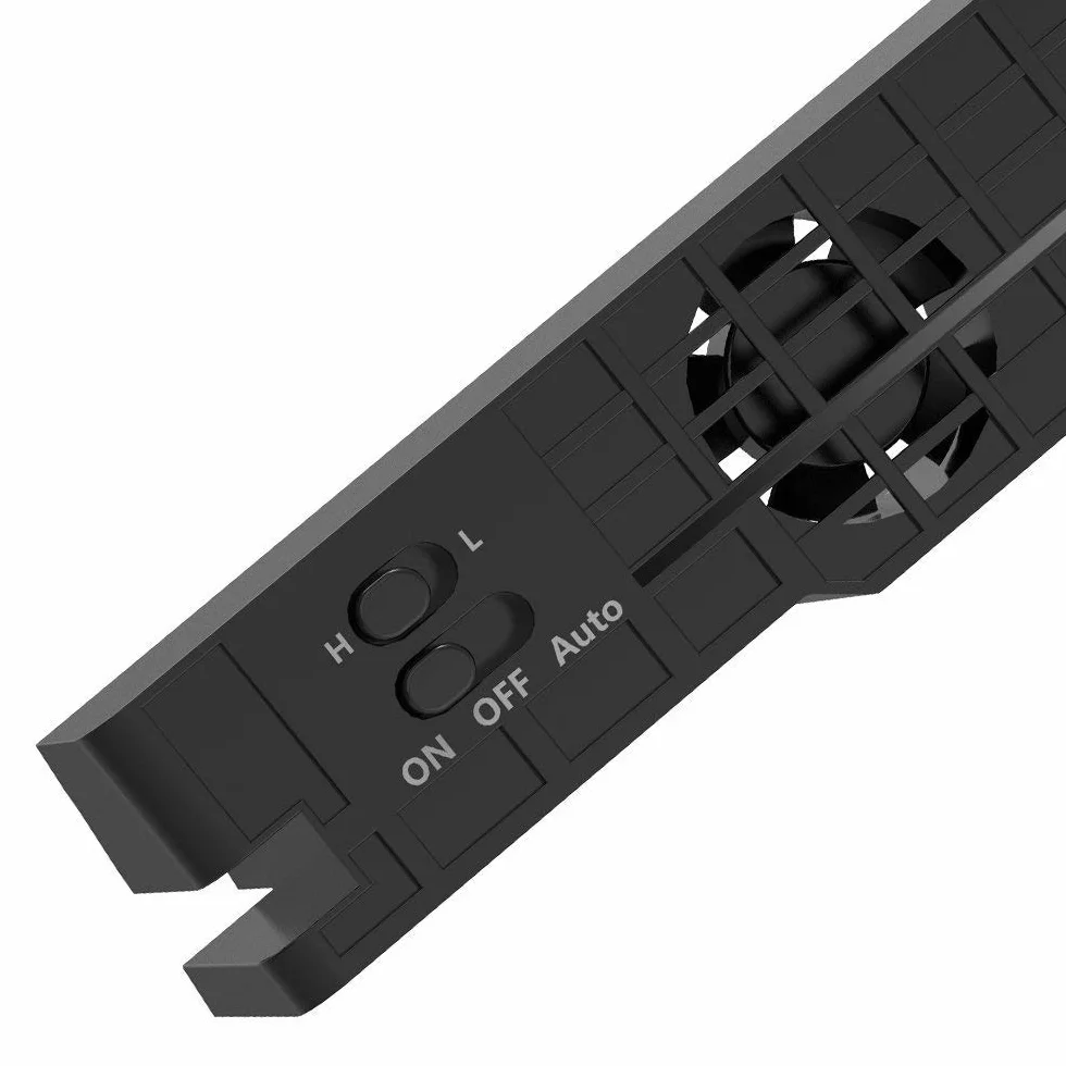 DollaTek Ventilateur USB Refroidissement 5 Températures pour PS4 Pro Noir