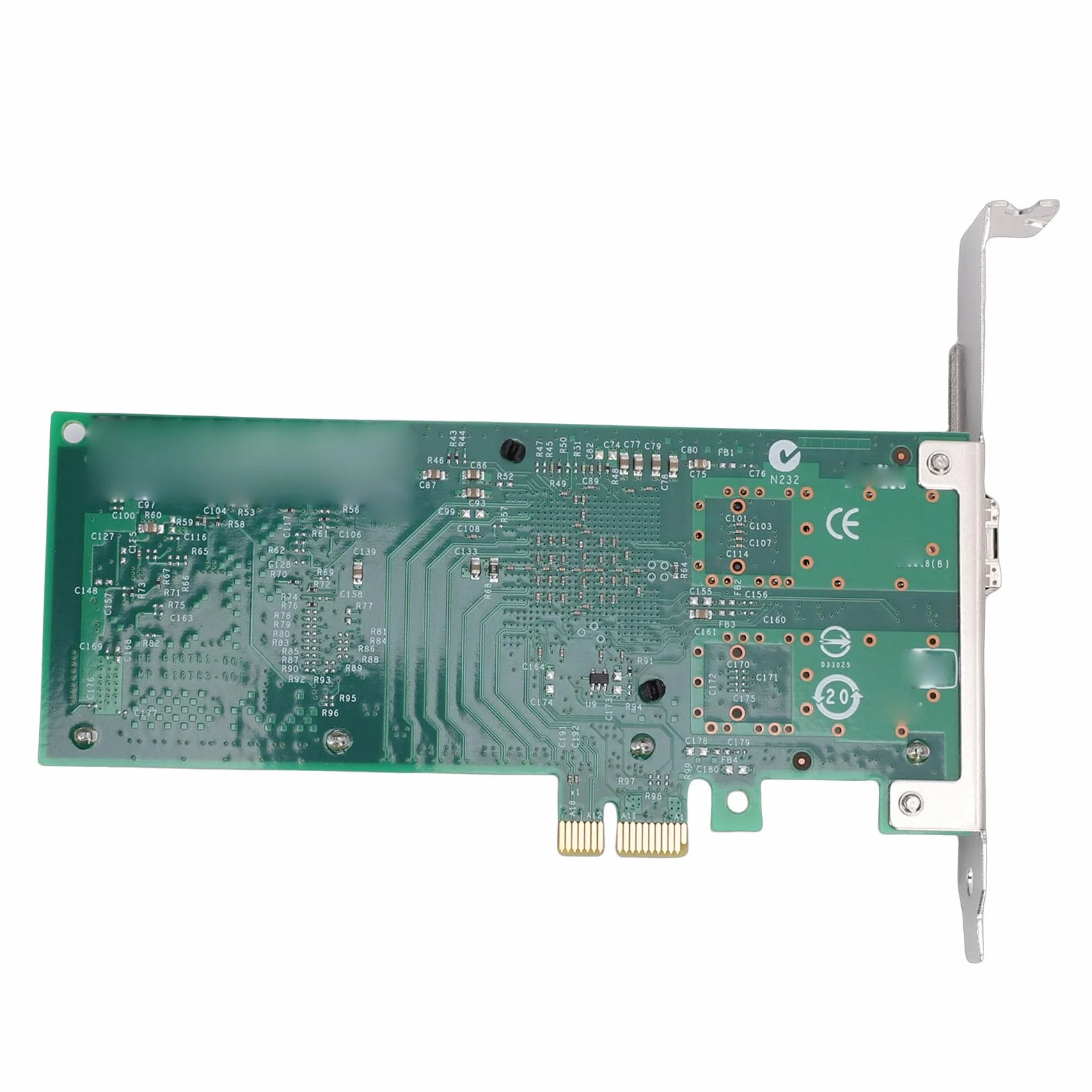 Carte Réseau PCI E 10 Go, Adaptateur Réseau PCI Express X1 10 Gbps SFP+, Chipset 82599EN, pour Mise à Niveau du Serveur de Stockage Internet Cafe