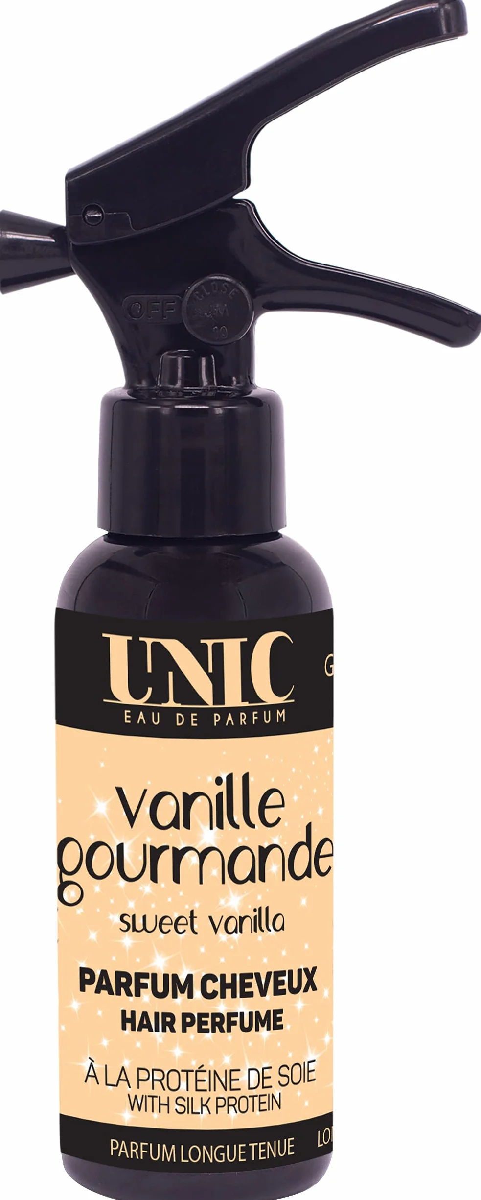 DUO UNIC Parfum pour Cheveux Vanille Gourmande 2 x 50 ML Fabriqué en France