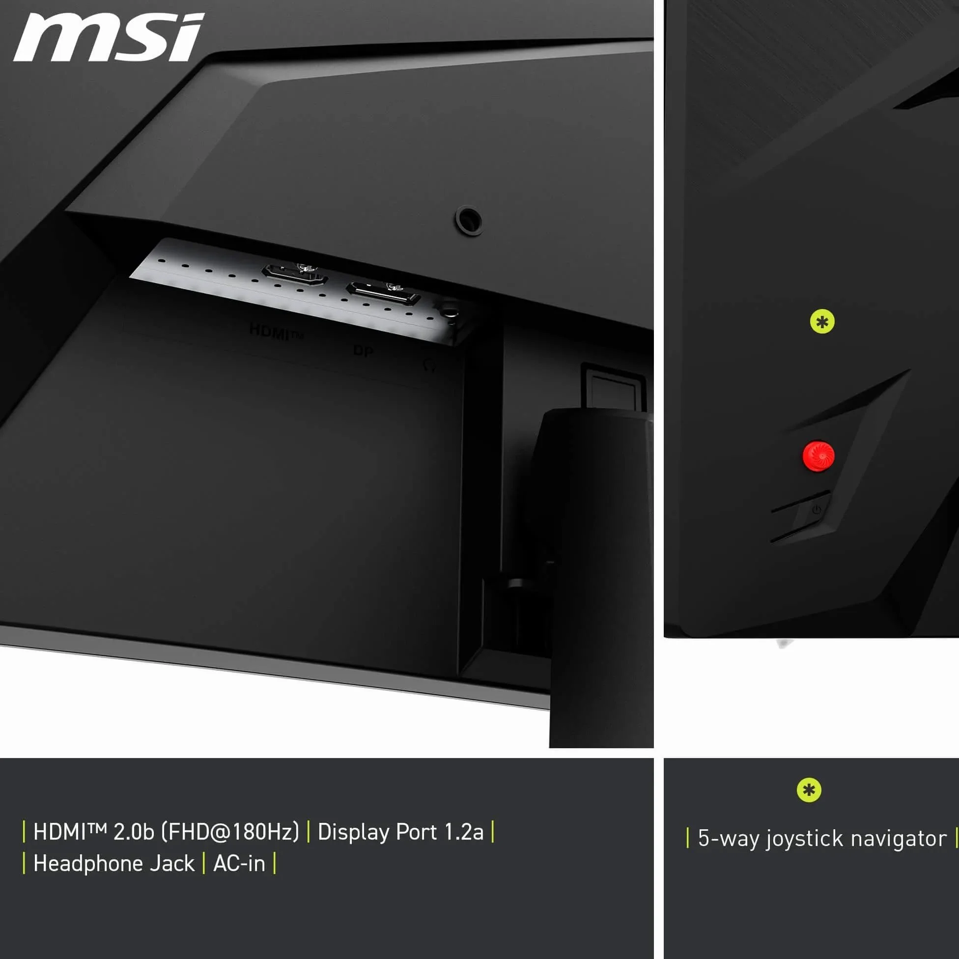 MSI MAG 242CA Écran Gaming incurvé 23.6" FHD