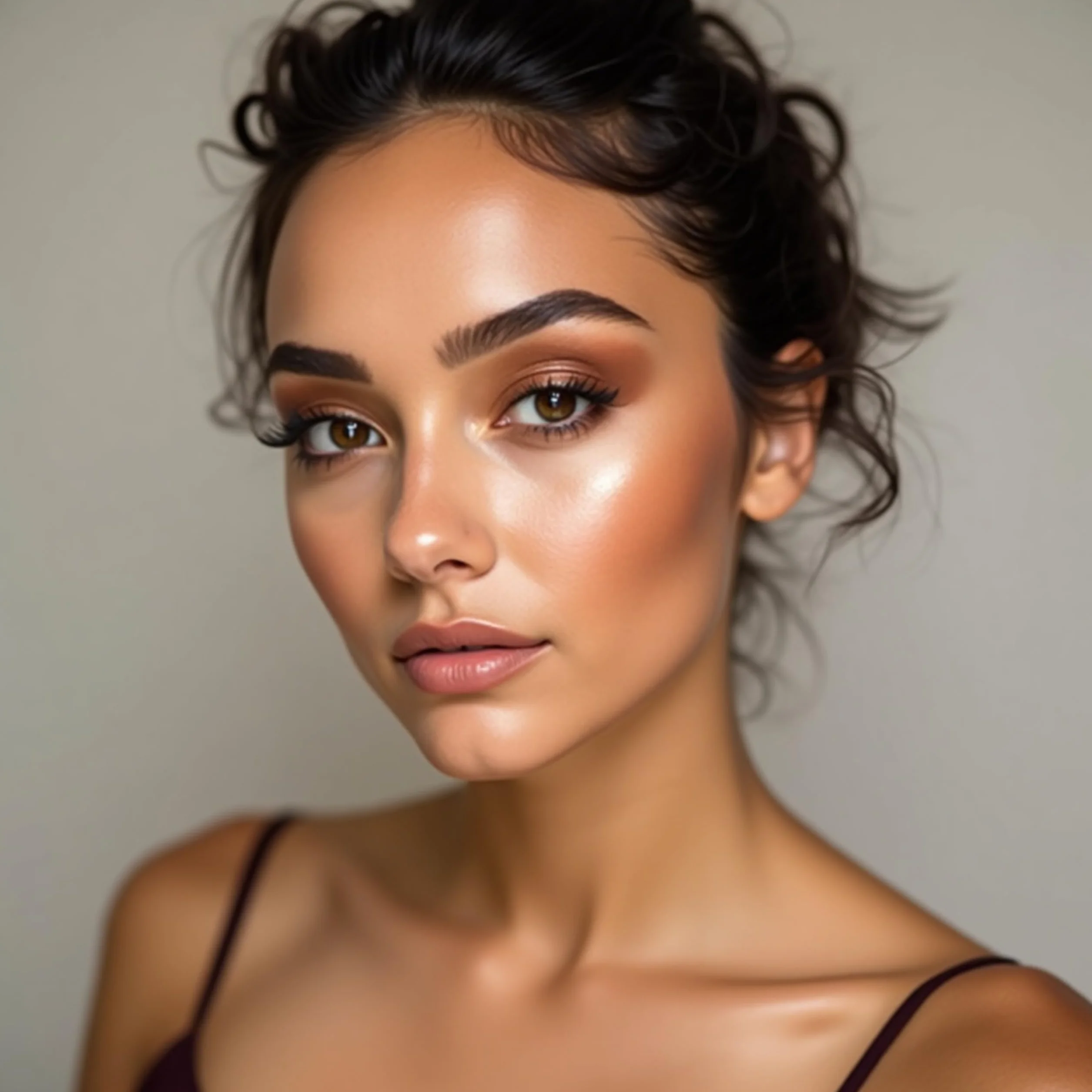Glam’Up Paris Palette de Maquillage 2 en 1 Ombre à Paupières et Sourcils Nude