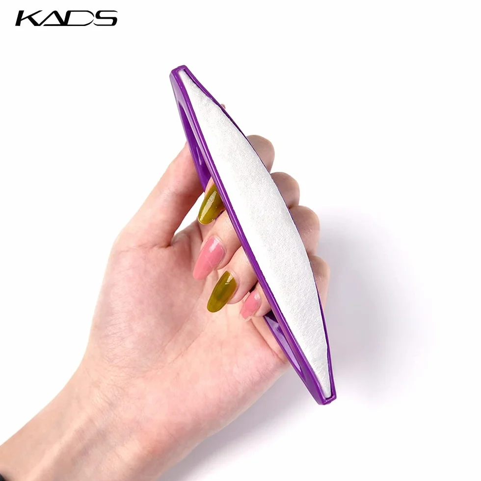 KADS Lot de 2 polissoirs à ongles en chamois pour ongles brillants