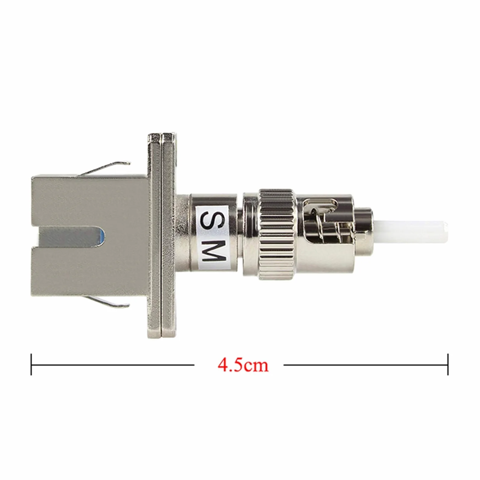 Xiaochen Connecteurs d'adaptateur de Fibre Adaptateur St-SC 5PCS St à SC Adaptateur St-SC Coupleur Optique de Fibre Optique de Fibre Optique de Fibre Optique