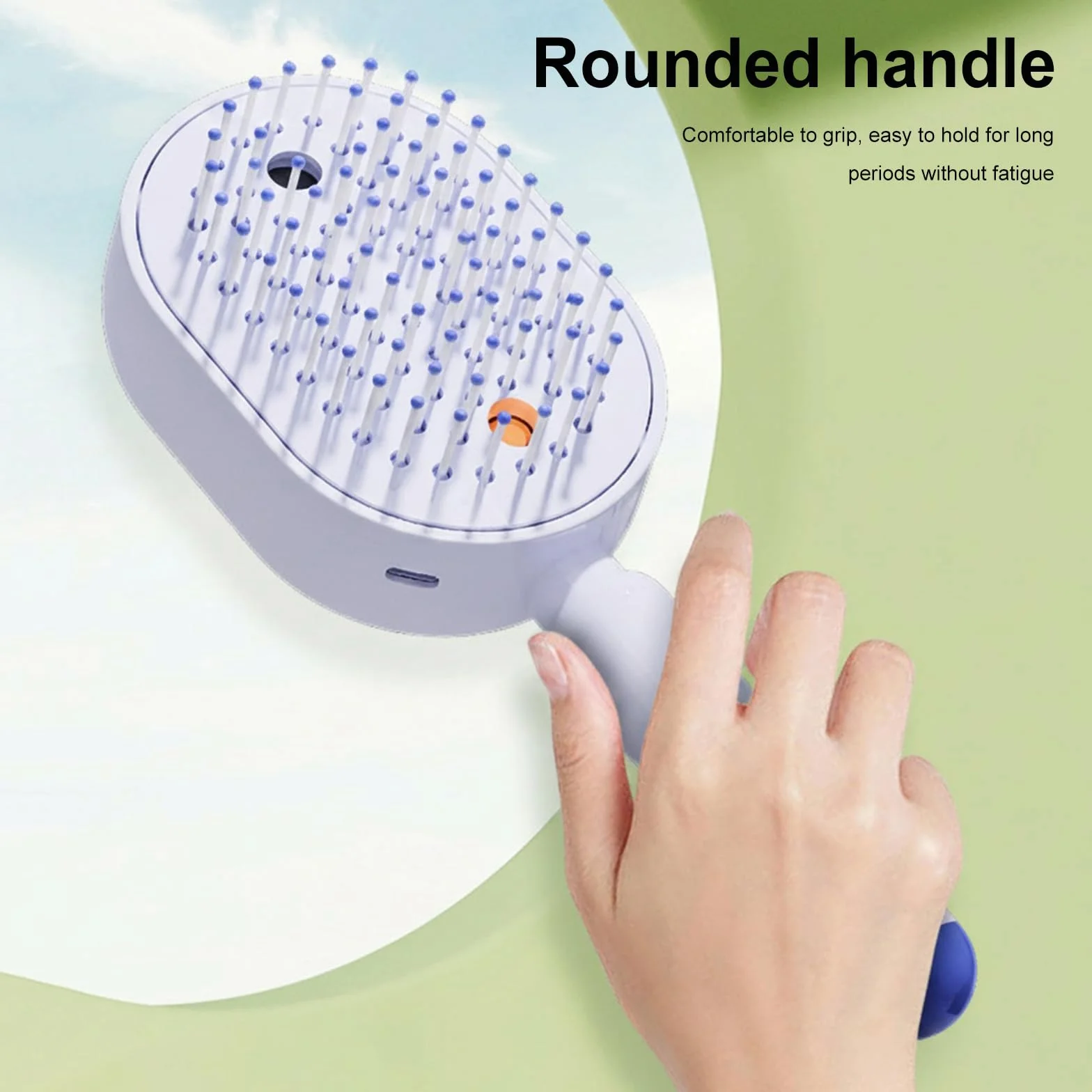 Brosse à cheveux électrique vapeur rechargeable démêlante anti-frisottis soin capillaire