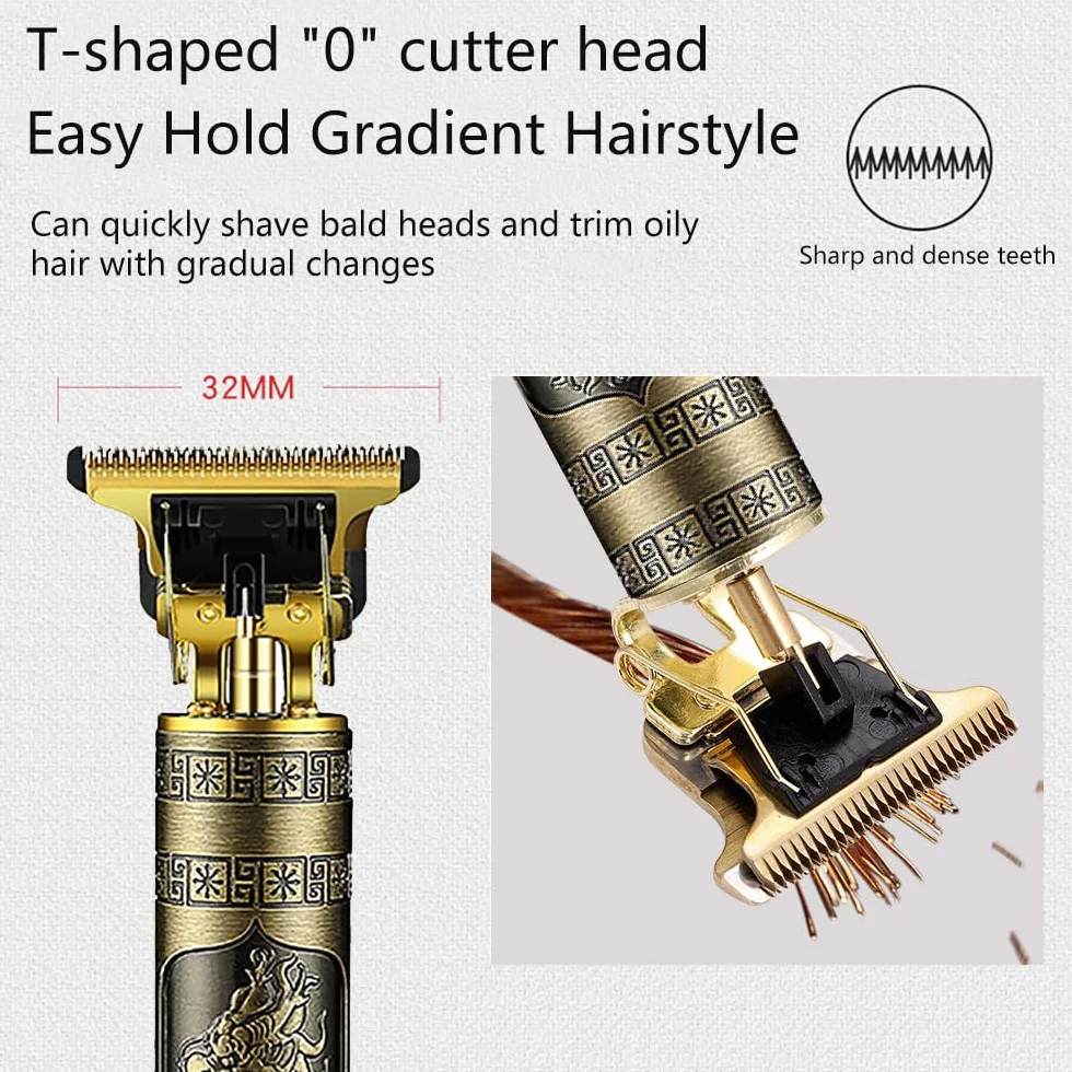 Tondeuse Cheveux Hommes Sans Fil Brostyle Precision Rechargeable Rasoir Electrique Barbe Professionnel