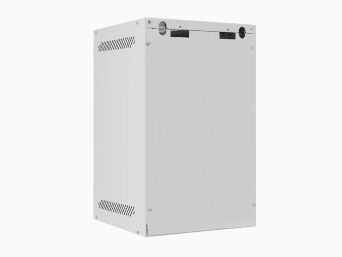 LANBERG Rack GABINETE 10 â€ MONTAJE PARED 9U / 280X310 Para AUTOARMAS (PAQUETE Plano) Con PUERTA DE Cristal Gris
