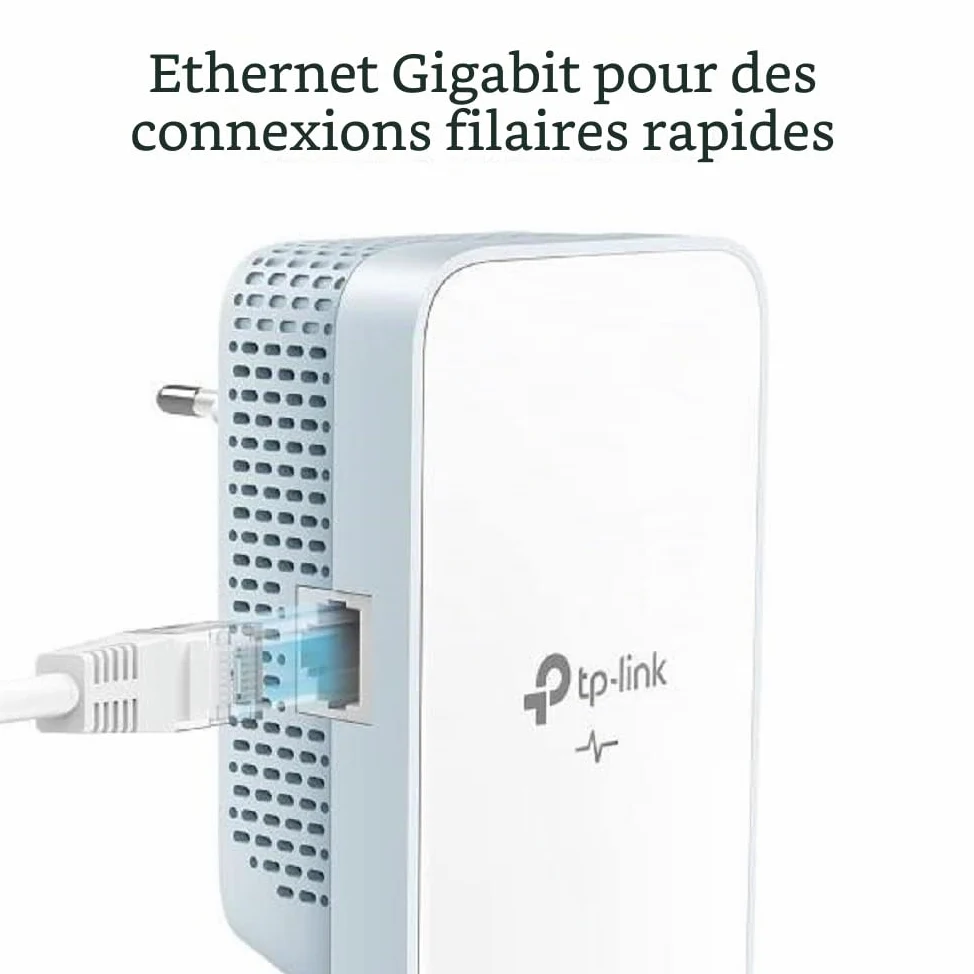 TP-Link Ac750 Av1000 Kit Adattatore Powerline Wlan Gigabit, 1000 Mbit/s, Ieee 1901, Ieee 802.3, Ieee 802.3ab, Ieee 802.3u, Tipo E/f, Gigabit Ethernet