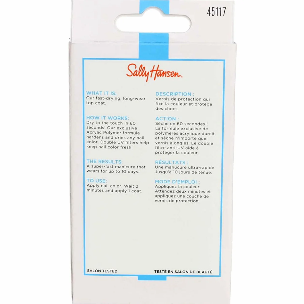 Sally Hansen Top Coat Insta-Dri Vernis à Ongles 13.3 ml