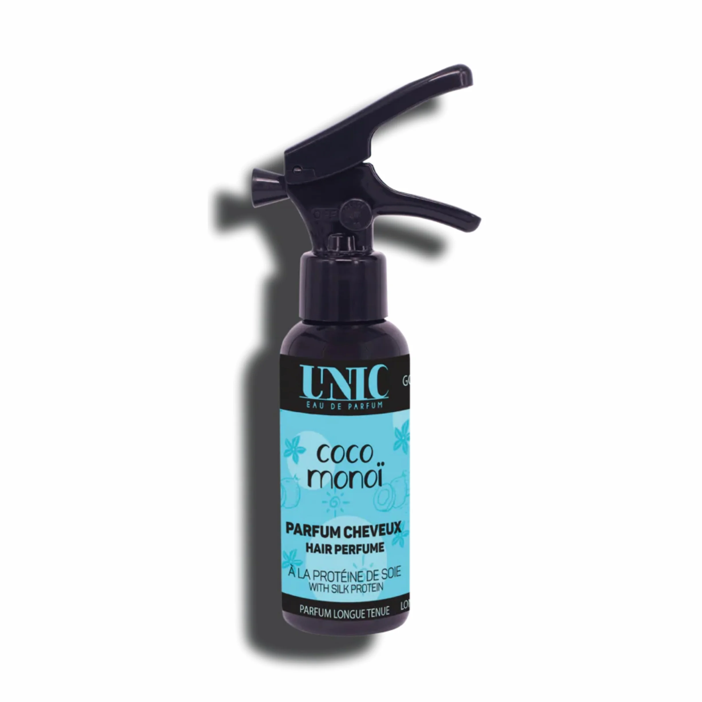 DUO UNIC Parfum pour Cheveux Sunny Monoï Brume Capillaire Solaire Coco et Monoï 2 x 50 ML Fabriqué en France