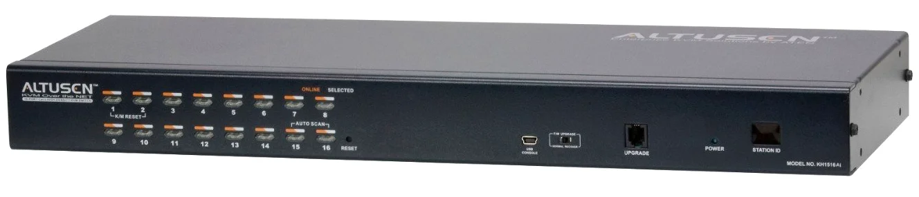 Aten KH1516Ai commutateur écran, Clavier et Souris Grille de Montage Noir