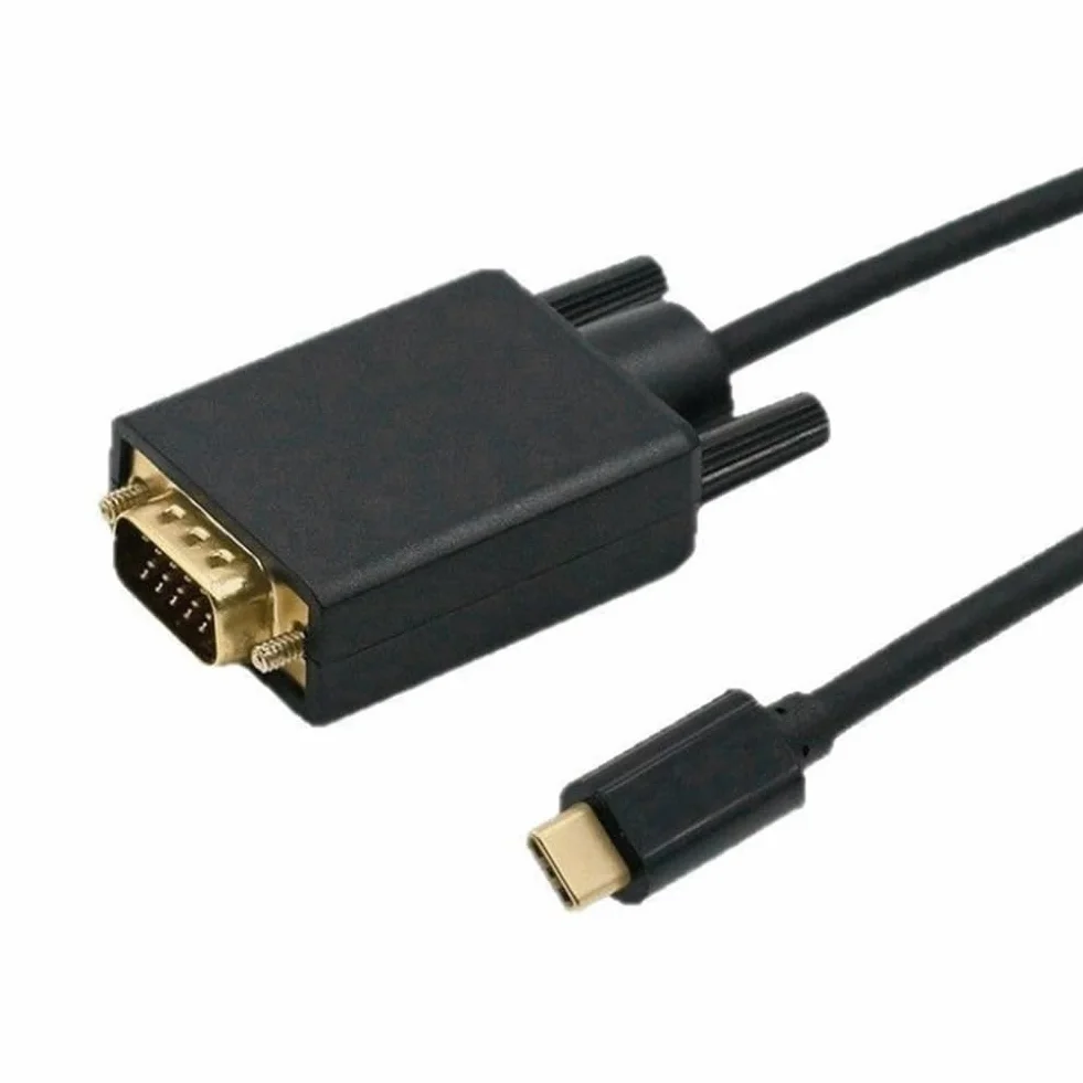 Câble USB-C vers VGA Haute Performance Convertisseur Type C vers D-Sub 15 Broches USB 3.1