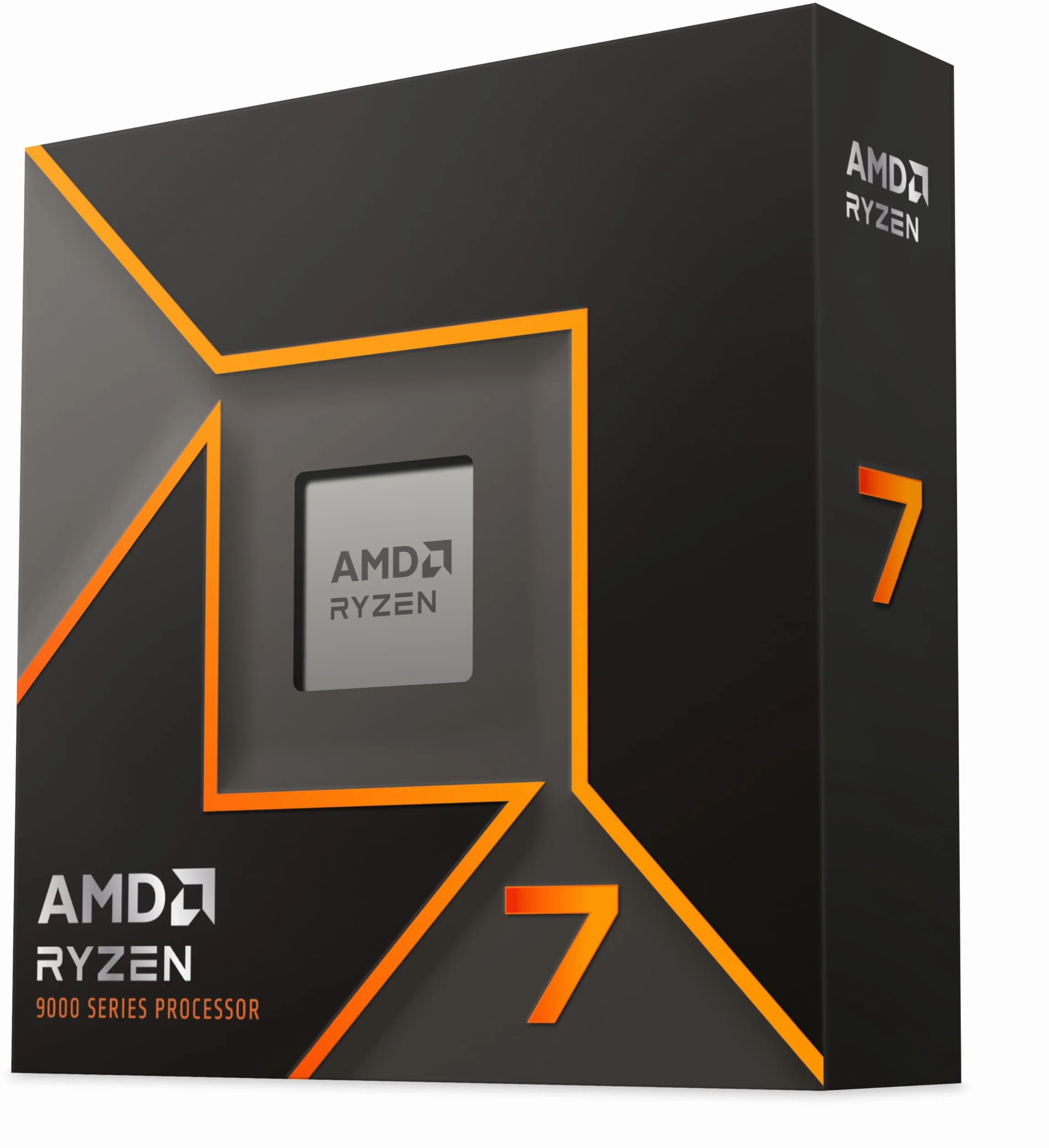 AMD Ryzen 7 9700X Processeur 8 Cœurs 16 Threads 65W DTP Socket AM5 Cache 40Mo 5.5 GHz Boost Pas de Ventilateur
