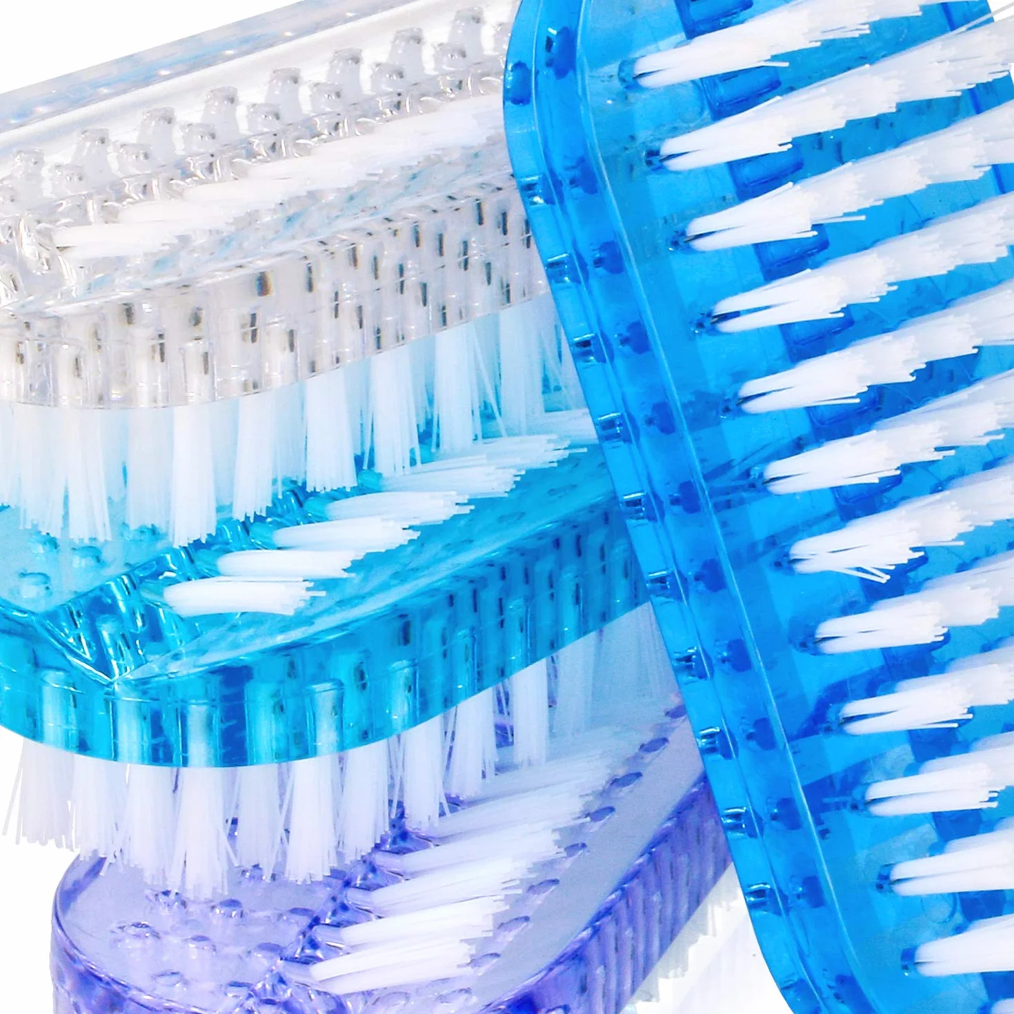 COM-FOUR® Brosse de Lavage des Mains 4 pièces - Brosses à Ongles Nettoyage Mains et Ongles
