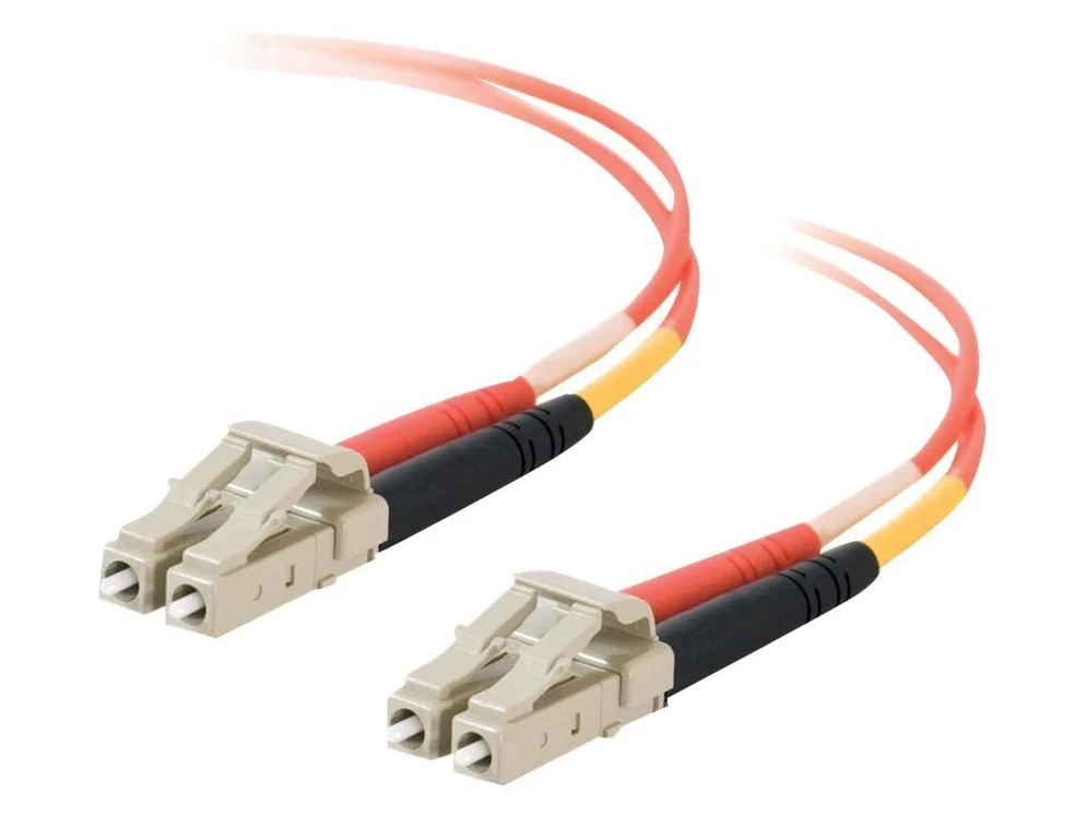 C2G Câble fibre optique LSZH LC/LC Duplex Multimode Multimode 50/125 mm 7 m