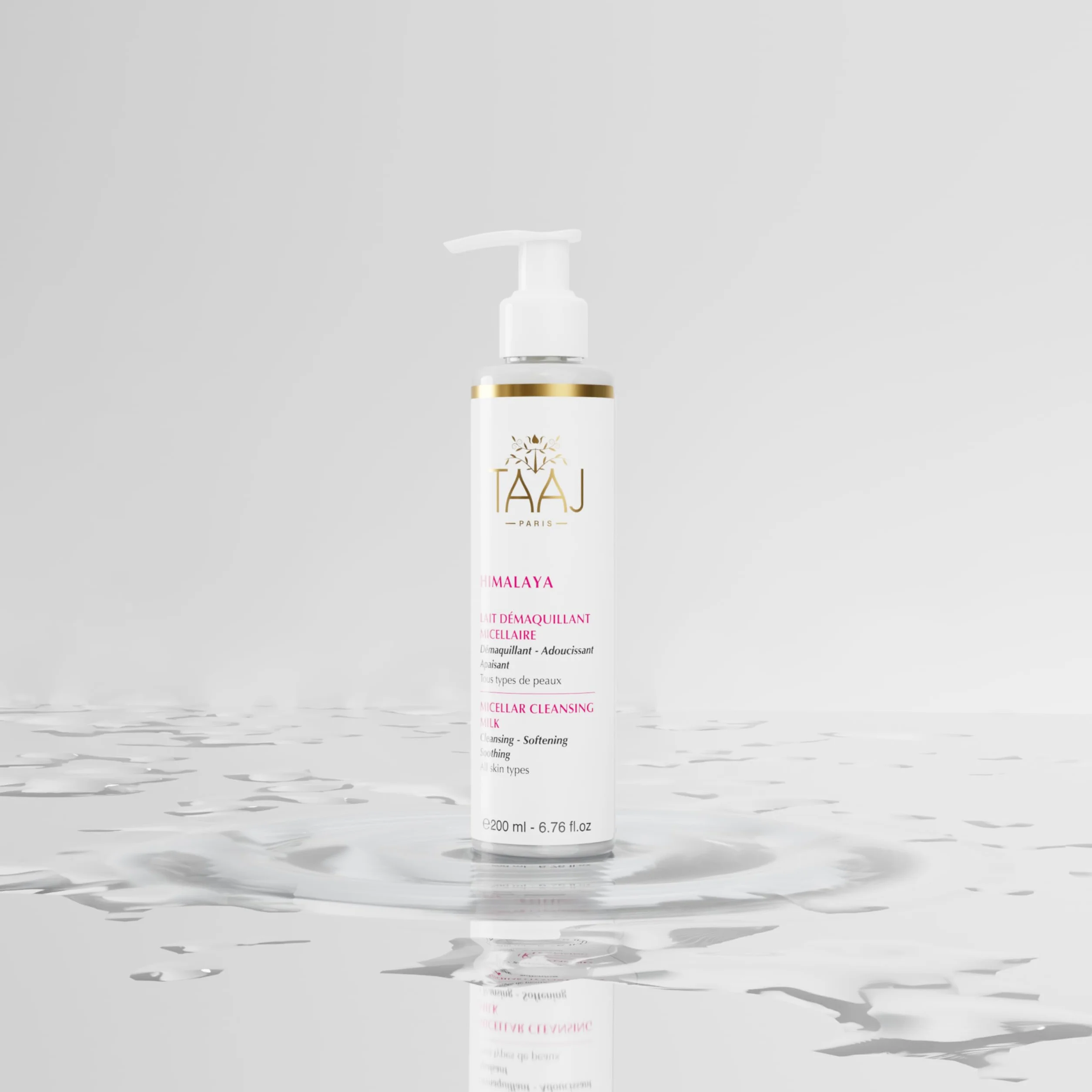 Hymalaya Lait Démaquillant Micellaire 200 ml Vegan Fabriqué en France