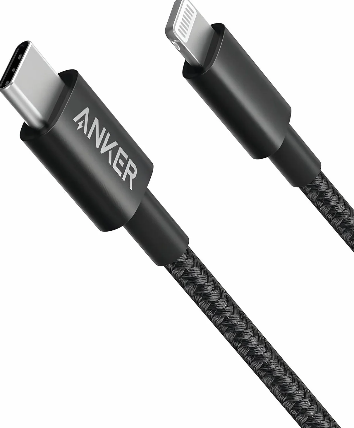 Anker Câble USB C vers Lightning MFi Nylon Charge Rapide Power Delivery 1m pour iPhone 14 Pro/X/XS/XR/8 Plus/AirPods Pro