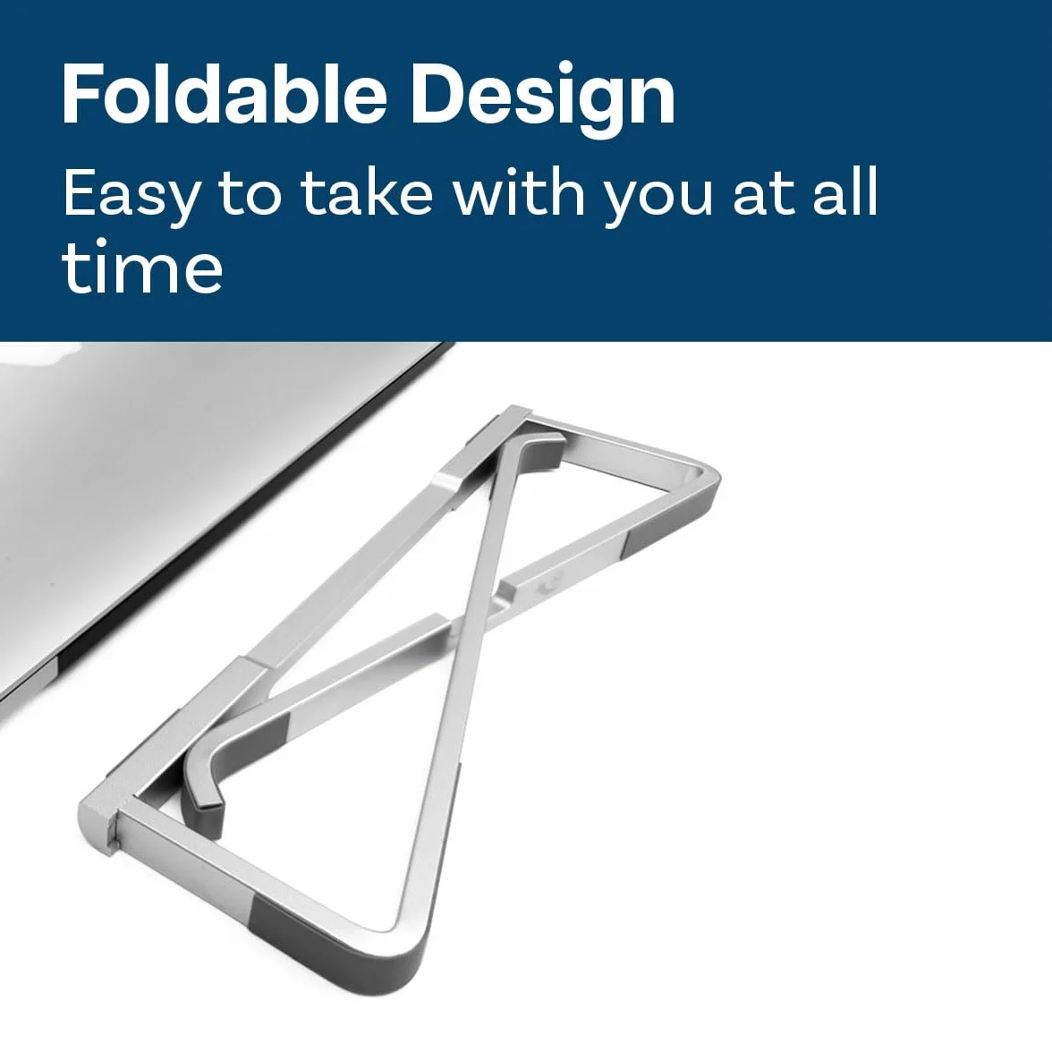 Support Ordinateur Portable Pliable Aluminium Universel Ventilé 10-18 Pouces pour MacBook Notebook ASUS Acer