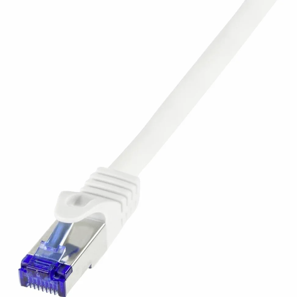 Logilink C6A121S RJ45 CAT 6a S/FTP 30m Blanc 1 pièce