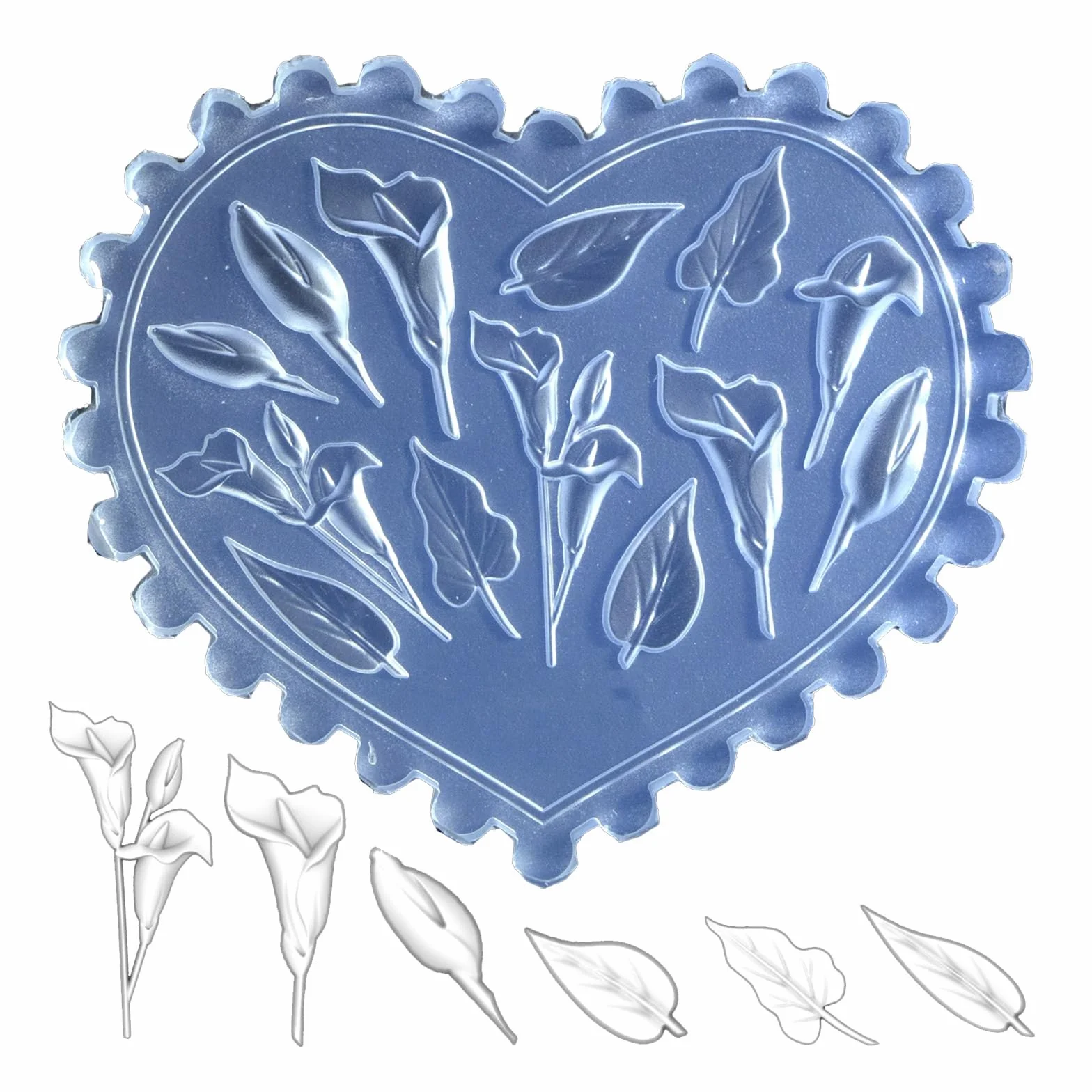 Moule en silicone pour ongles, créatif, motifs et designs, souple, adaptable