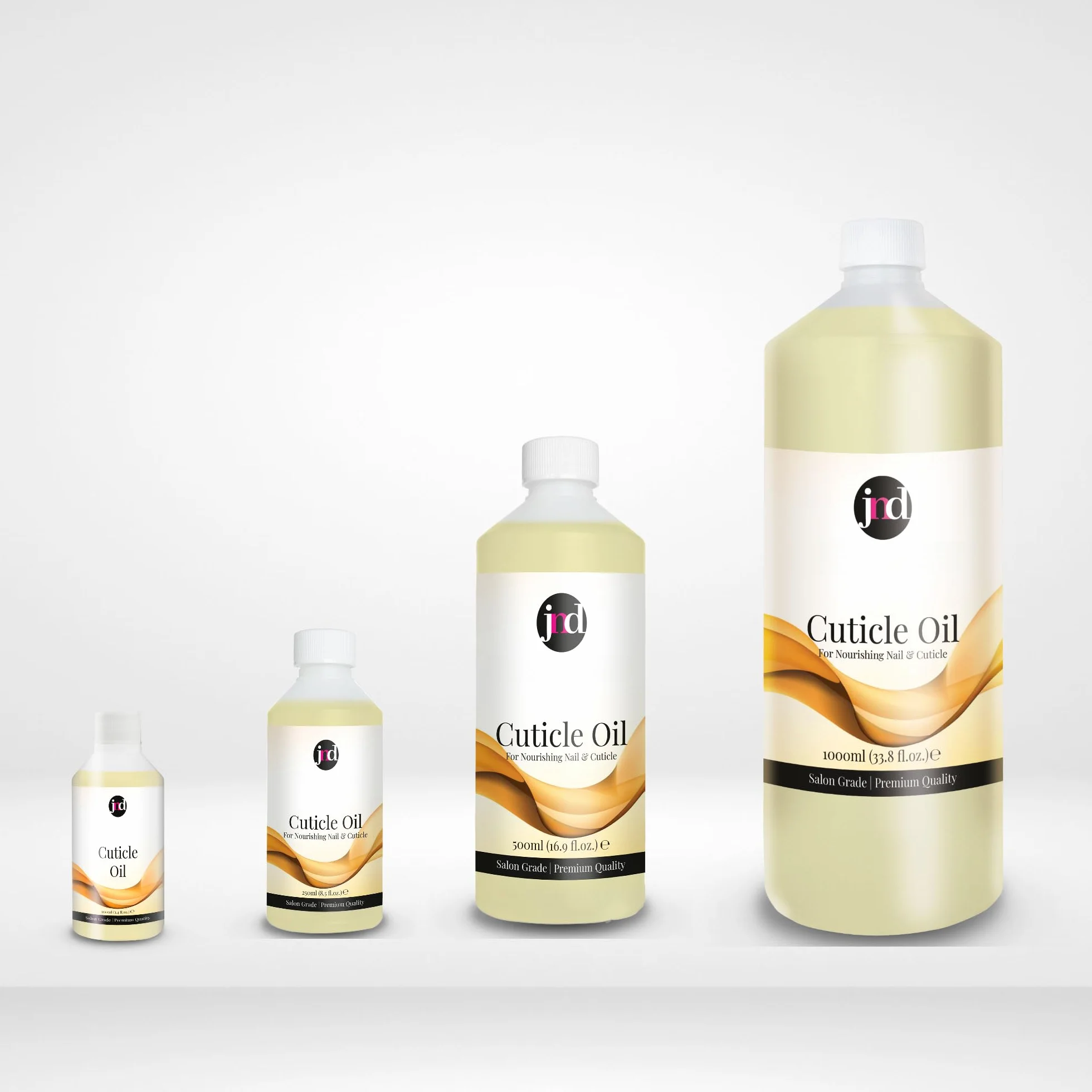 Huile pour cuticules JND avec Jojoba – Conditionneur pour ongles et cuticules – 500 ml