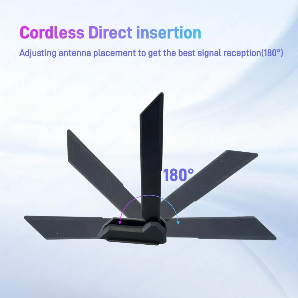 Antenne WiFi 7 6e pour PC de bureau Antenne réseau sans fil Tri-bande 6 GHz 5 GHz 2,4 GHz avec nouvelle interface câble d'extension Wi-Fi 7 Base magnétique à gain élevé Antenne pour carte mère MSI PRO