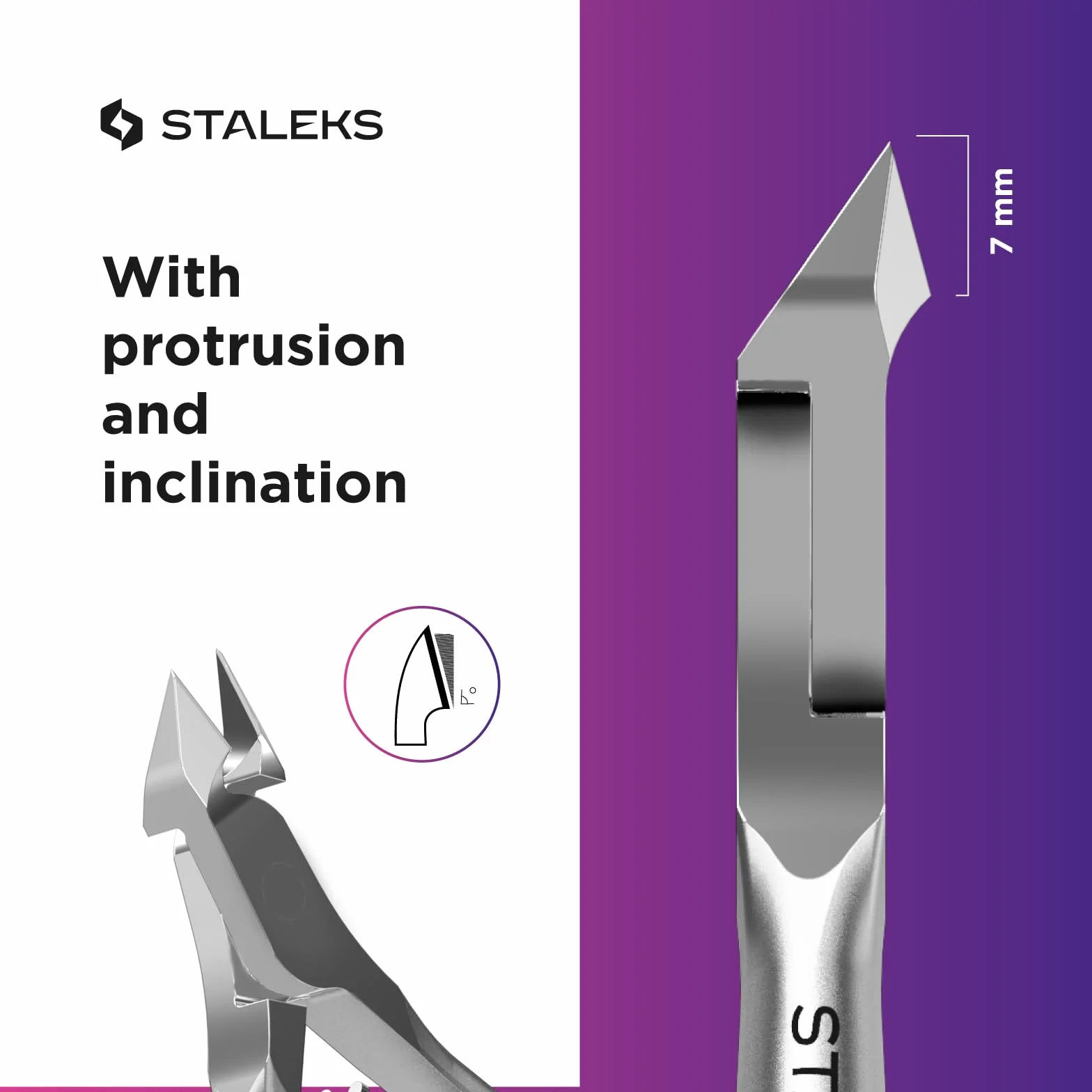 STALEKS Pince à ongles professionnelle Smart 31 7 mm