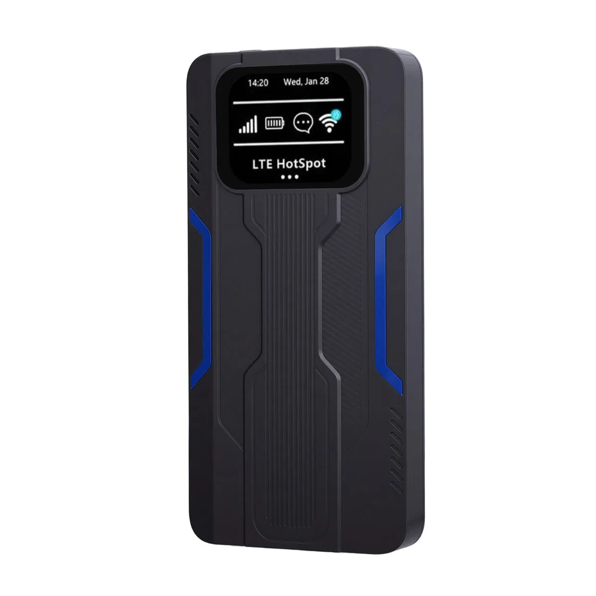 Routeur WiFi LTE Portable, Point d'accès Mobile ABS Double Bande 4G 300 Mbps 10 000 MAh avec écran HD, Charge Inversée pour Les Voyages, Les Voitures, Les Bureaux, Les Utilisateurs