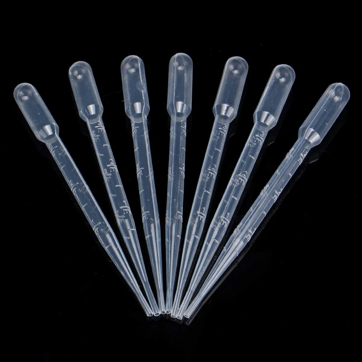 1000Pcs 3Ml Pipettes Jetables Pipette en Plastique De Transfert Gradué Peinture Liquide