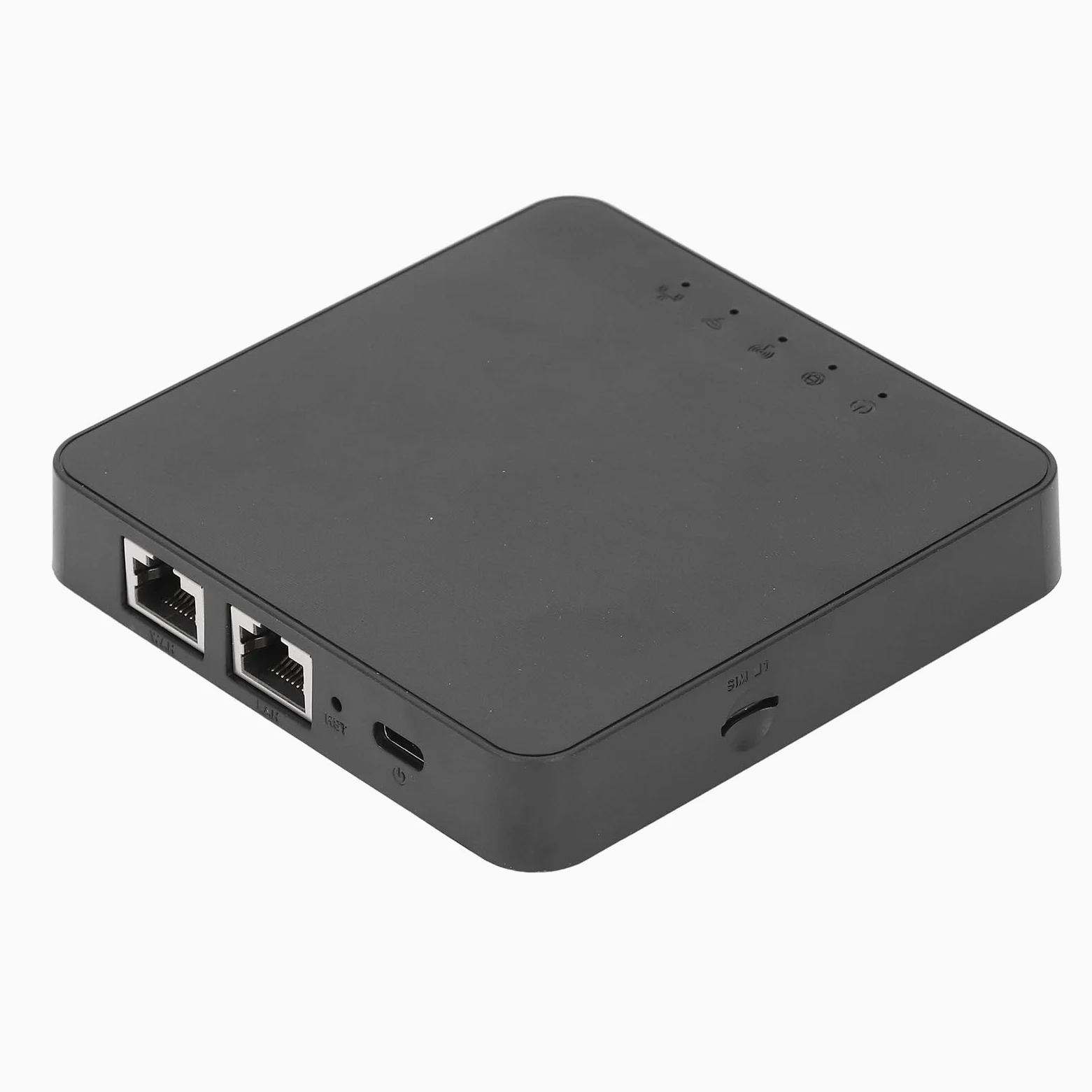 Routeur 4G LTE, Modem Routeur 4G 150 Mbps avec Emplacement pour Carte Nano SIM, Point D'accès Mobile 580 MHz avec Deux Ports Ethernet Gigabit, pour Caméra de sécurité de Camping