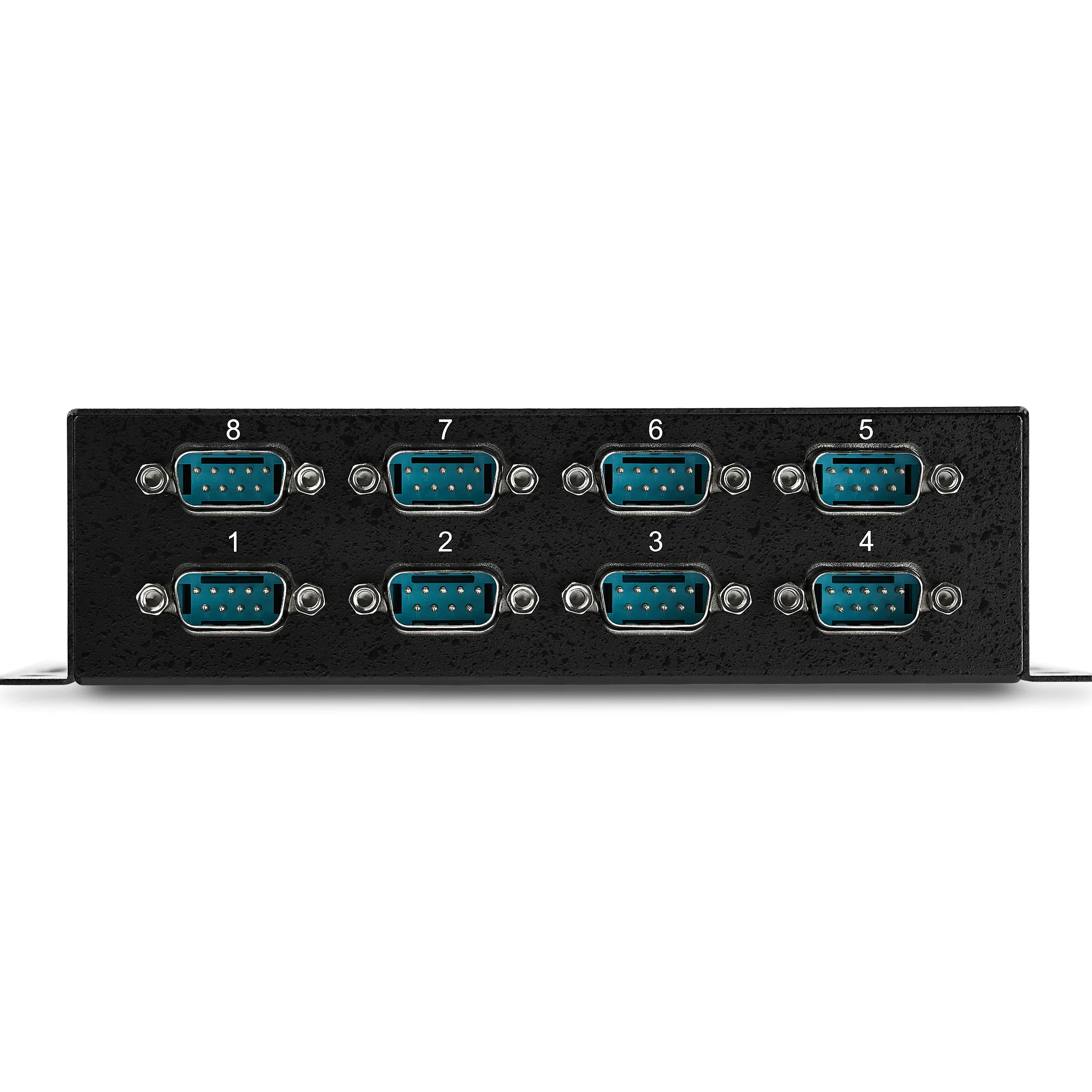 StarTech Adaptateur USB vers Série RS232 8 Ports, Rail DIN (ICUSB2328I) | Station d'accueil série, Montage mural, Boitier metallique, FTDI, Industriel, DB9, Dock
