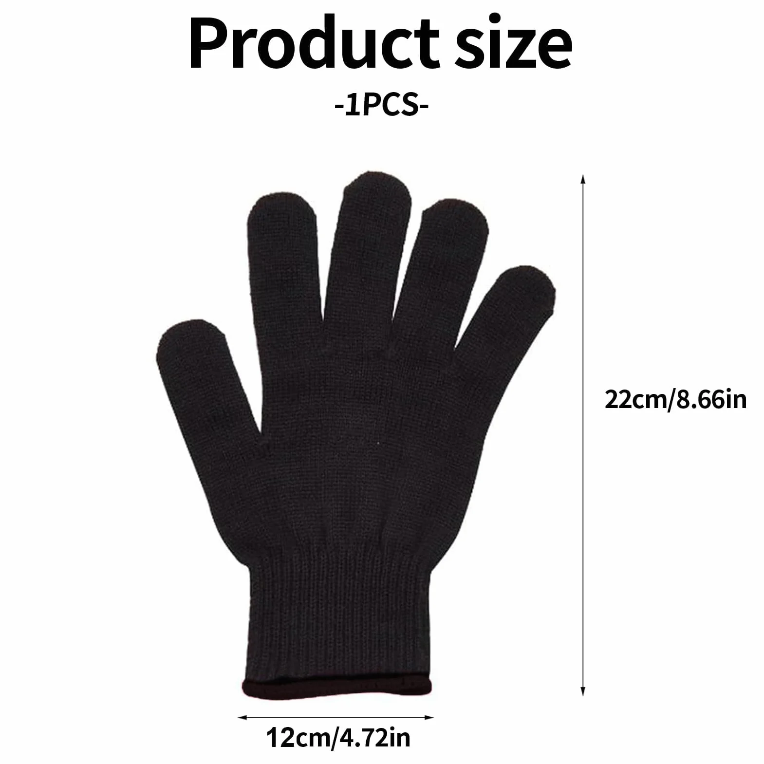 Gants professionnels résistants à la chaleur, Protection Anti-Brûlure pour Coiffure