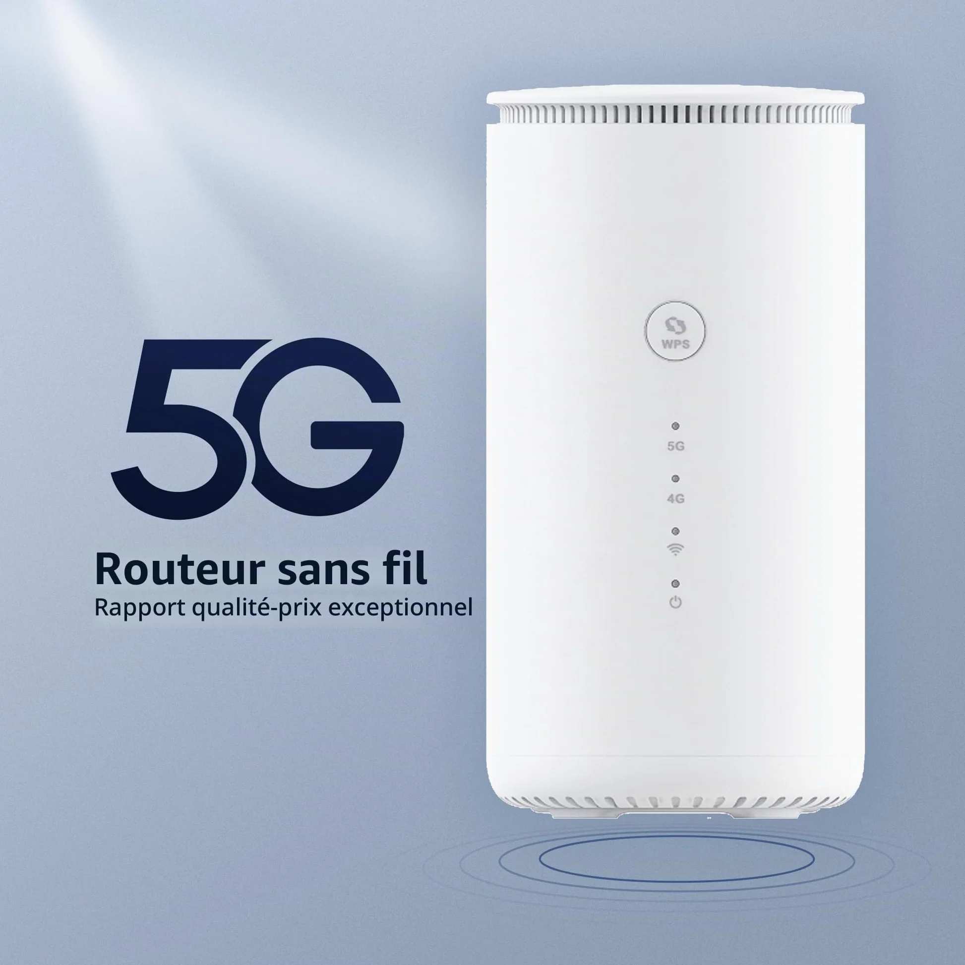 Routeur 5G avec SIM UDX710 WIFI6, 2 Ports, WAN/LAN, 5G, NR, TDD, Max 2,6 Gbit/s DL/650 Mbit/s, Modem UL Double Bande 2,4 GHz, 5,0 GHz, 802.11 a/b/g/n/AC/AX