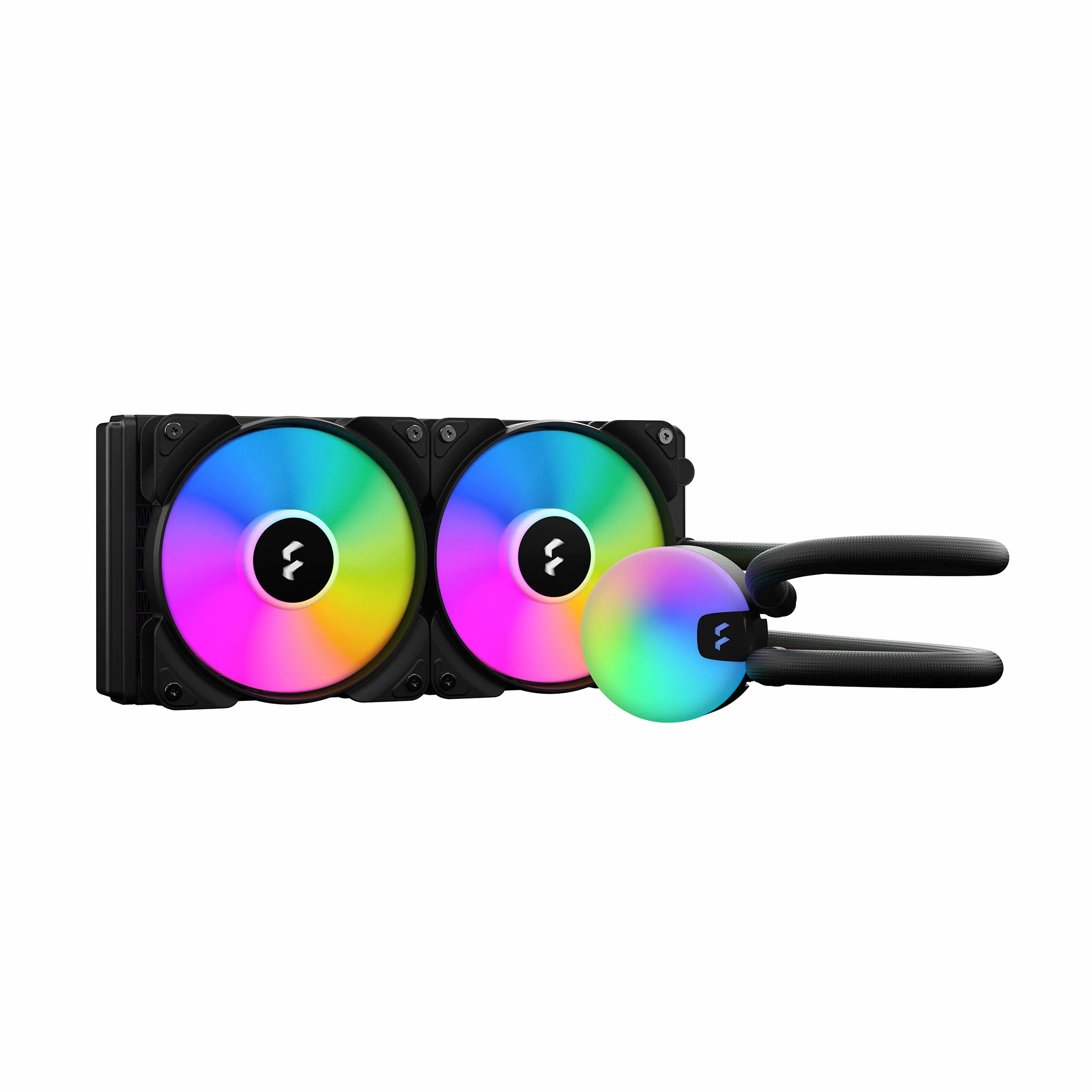 Fractal Design Lumen S24 RGB Aspect 12 RGB x2 AIO CPU Liquid/Water Cooler