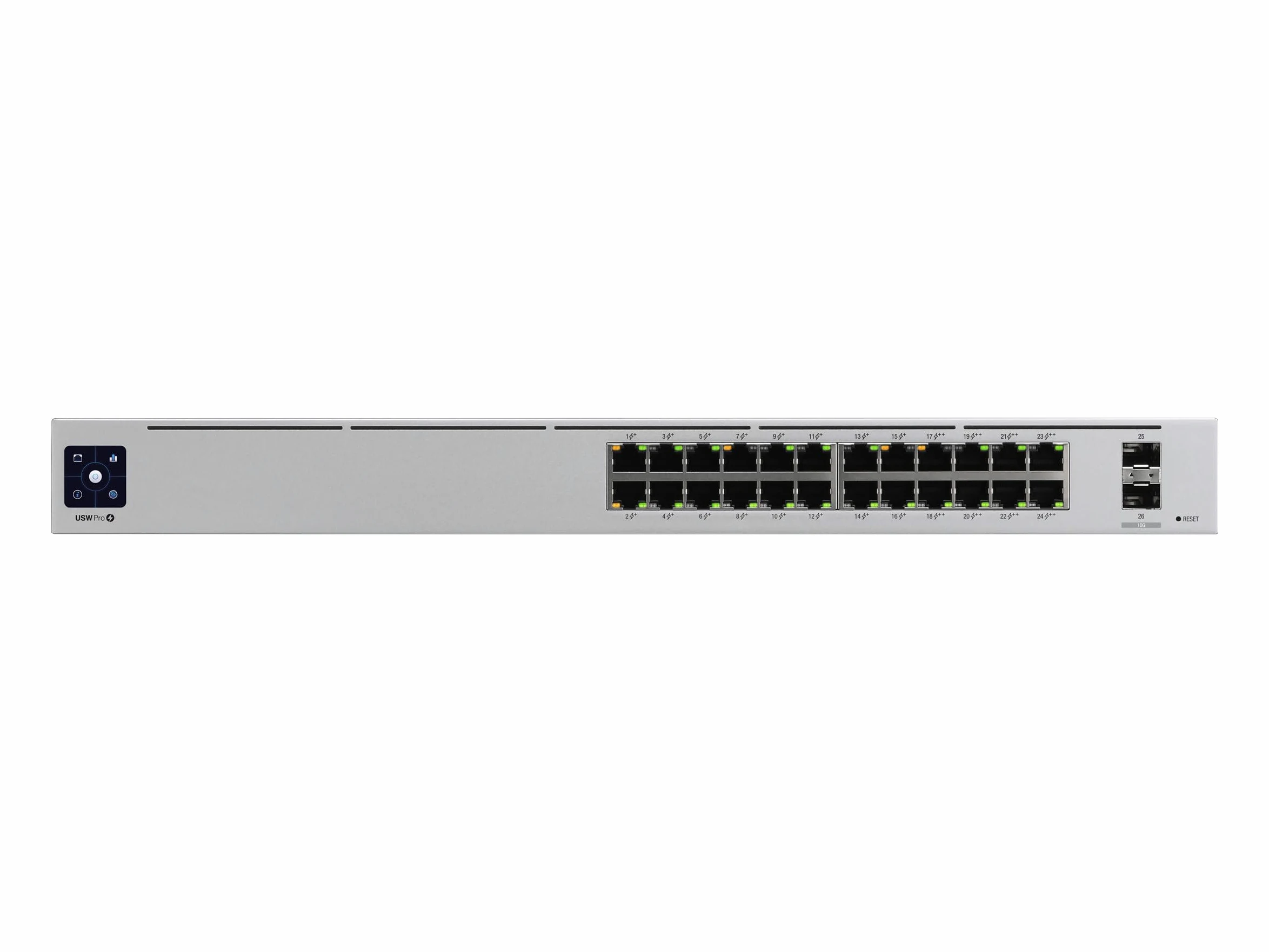 Ubiquiti Unifiswitch Pro 24 Rackmount Gigabit Managed Switch, 24x RJ-45, 2x Sfp+, Poe++, Gen2 (usW-PrO-24-Poe)